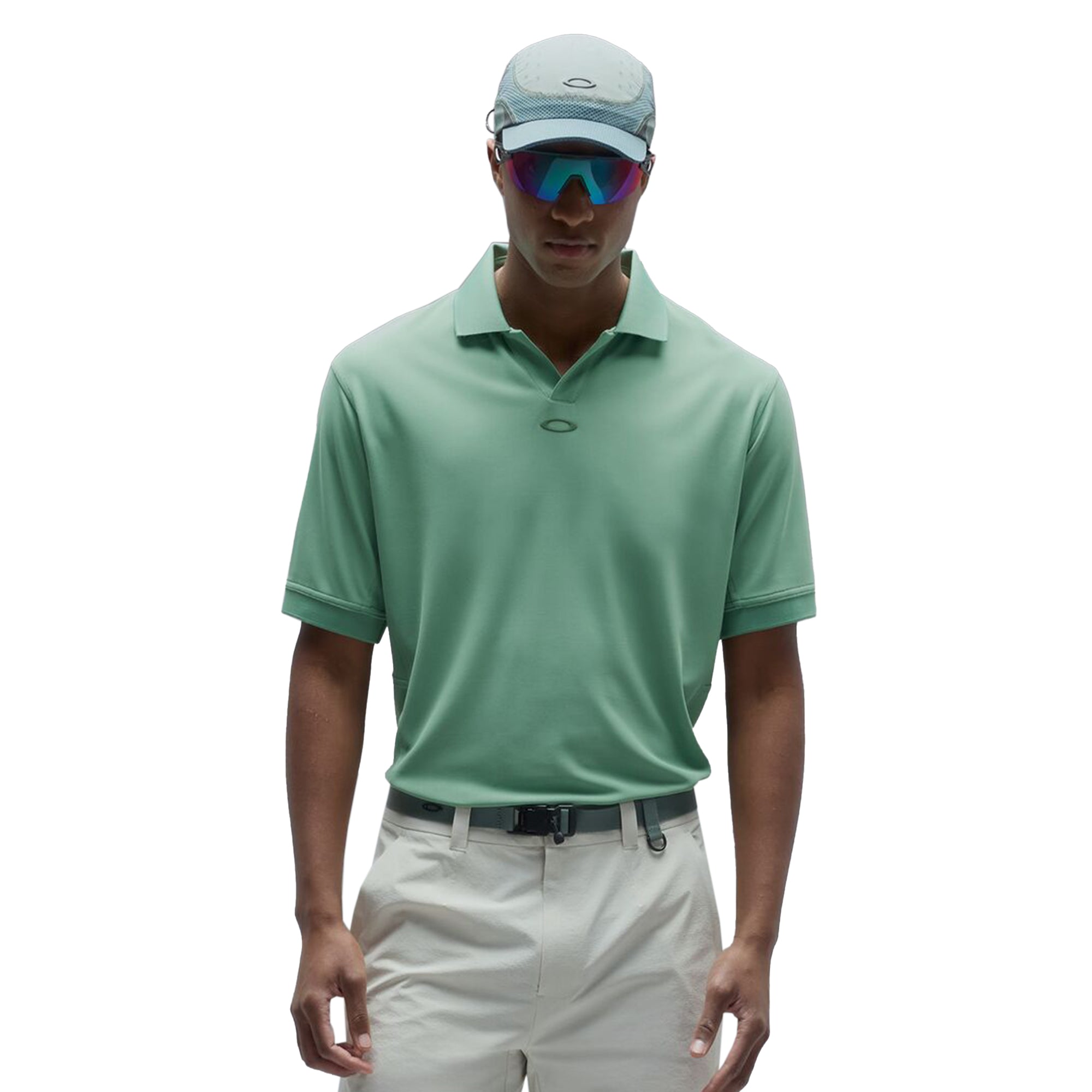 Oakley Golf C1 Vardon Polo Shirt - Nile Green 75I - 406819-75I