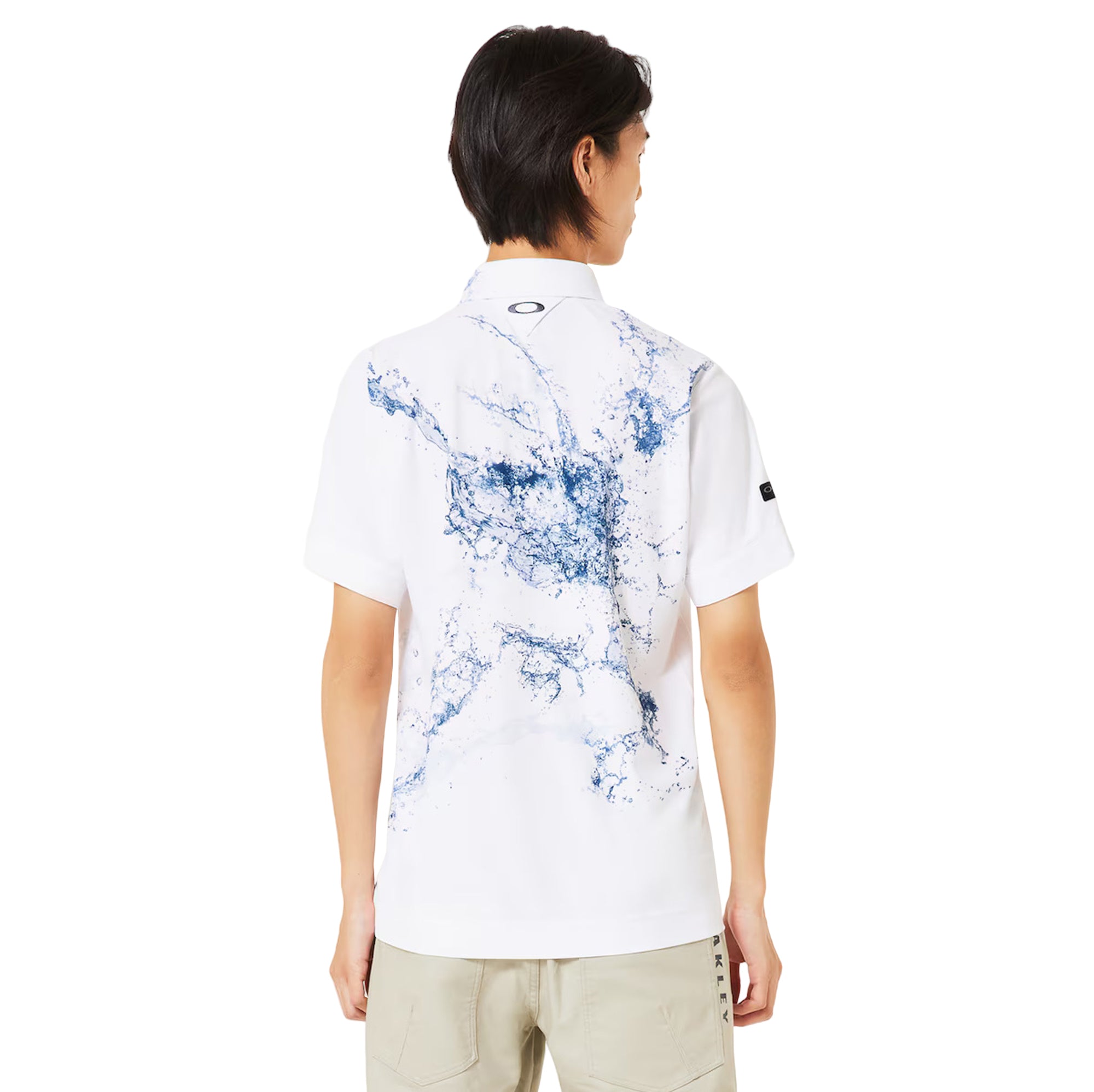 Oakley Golf Skull Water Ballet Shirt - White 100 - 407599-100