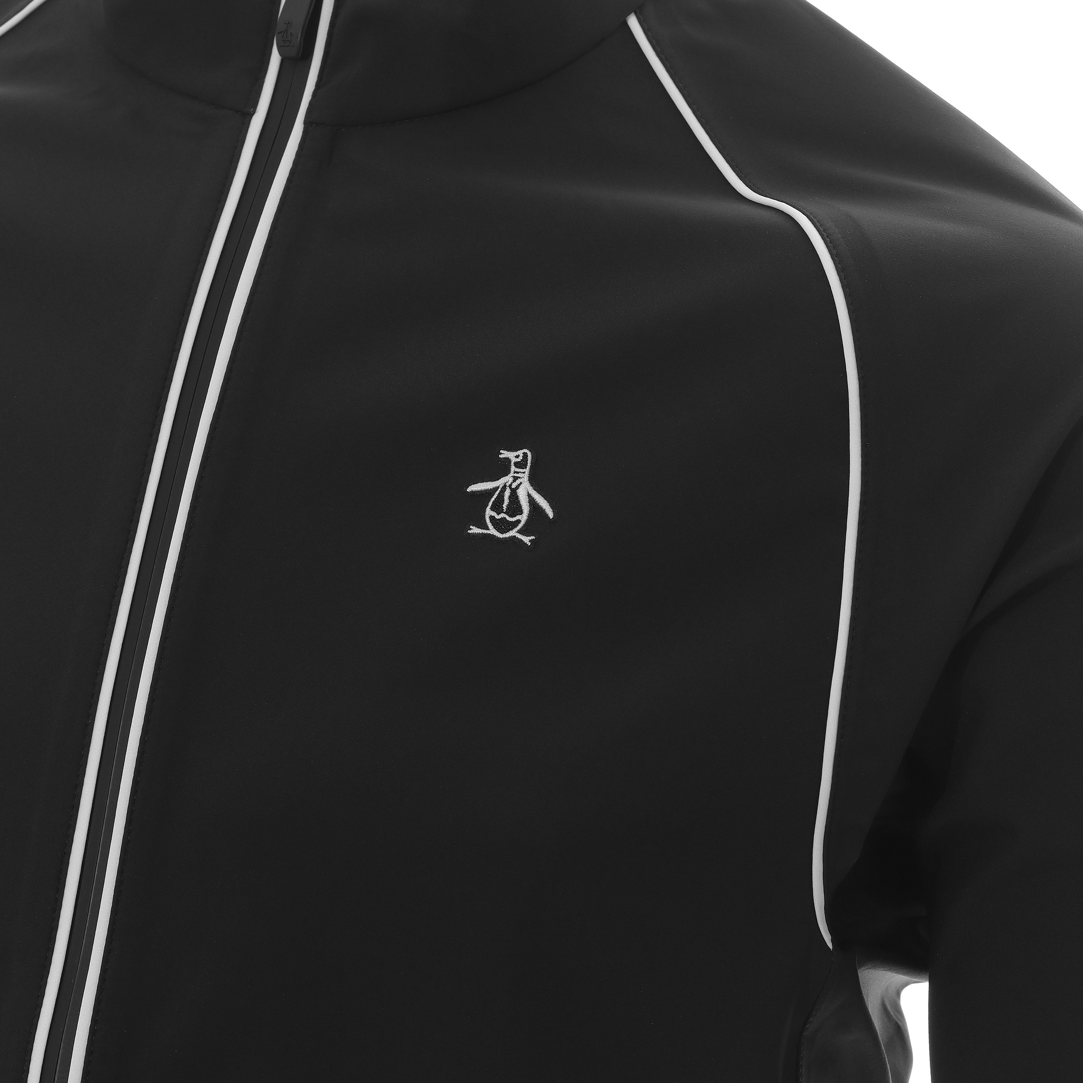 Original Penguin Golf Earl Full Zip Waterproof Jacket - Caviar 001