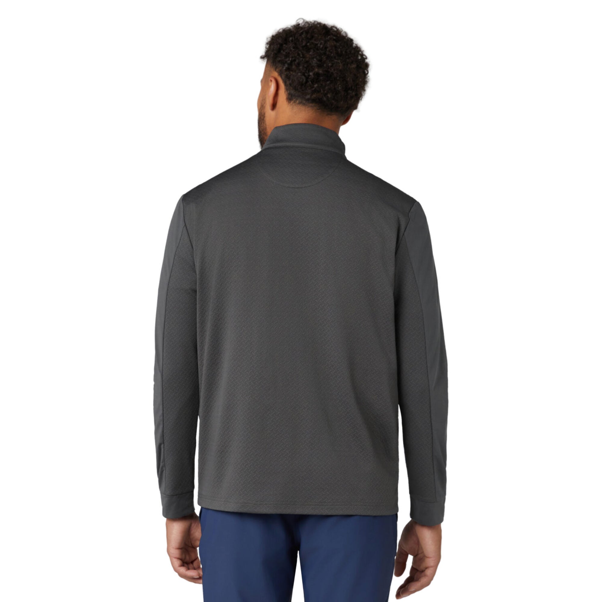 Original Penguin Golf Lightweight Mixed Media 1/4 Zip Pullover