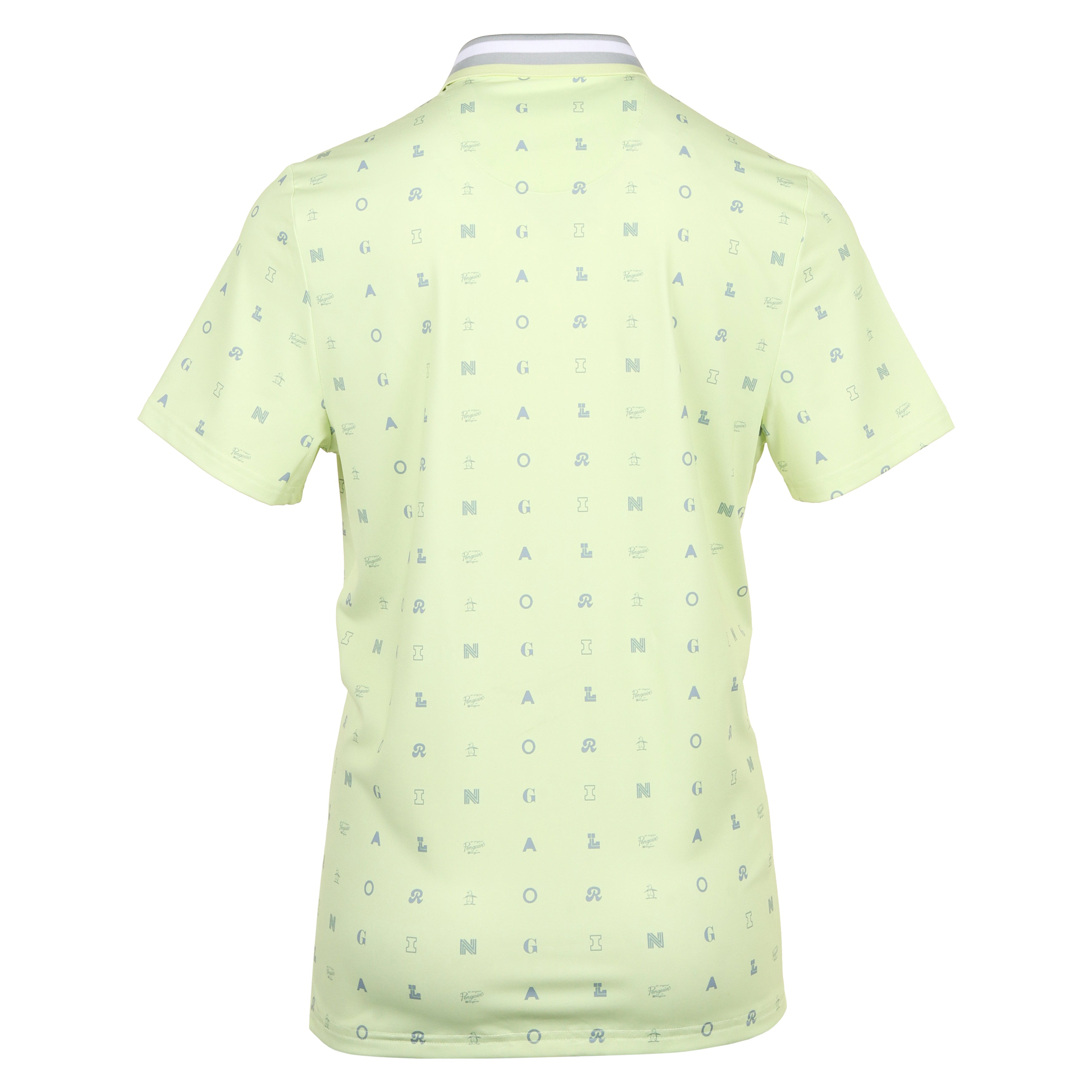 Penguin All Over Pete Golf Polo Shirt - Green Penguin All Over Pete Golf Polo Shirt - Green