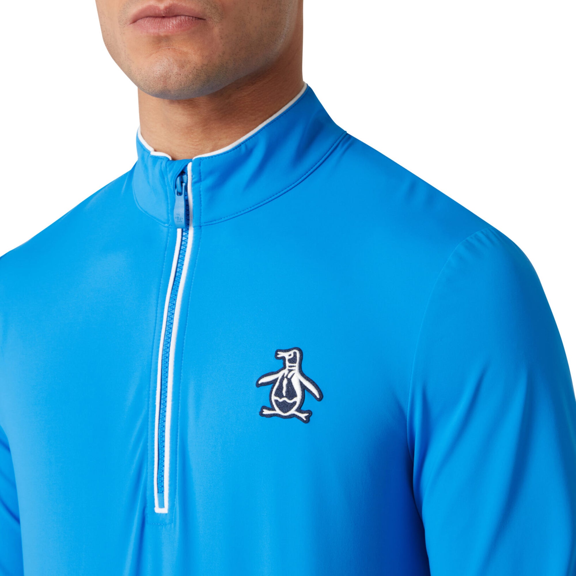 Original Penguin Golf Performance Earl 1/4 Zip - French Blue