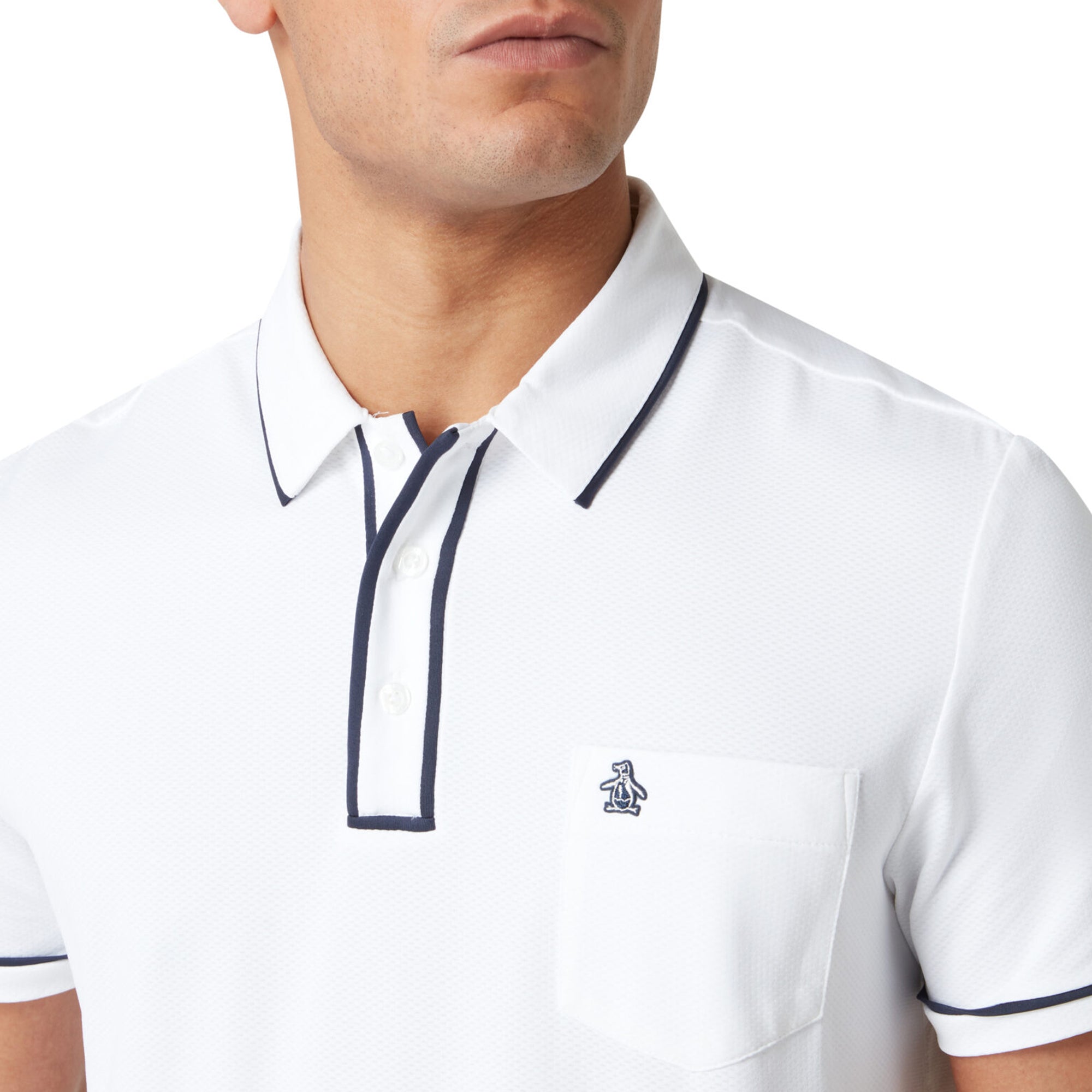 トップス Penguin by CLUBHAUS Drawstring Polo ペンギン バイ マンシングウェア Penguin by Munsingwear