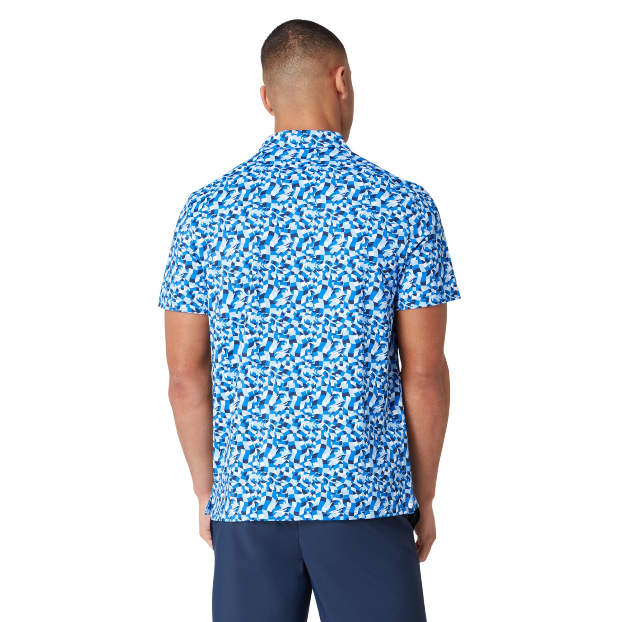 Original Penguin Golf Under Water Mosaic Polo Shirt - French