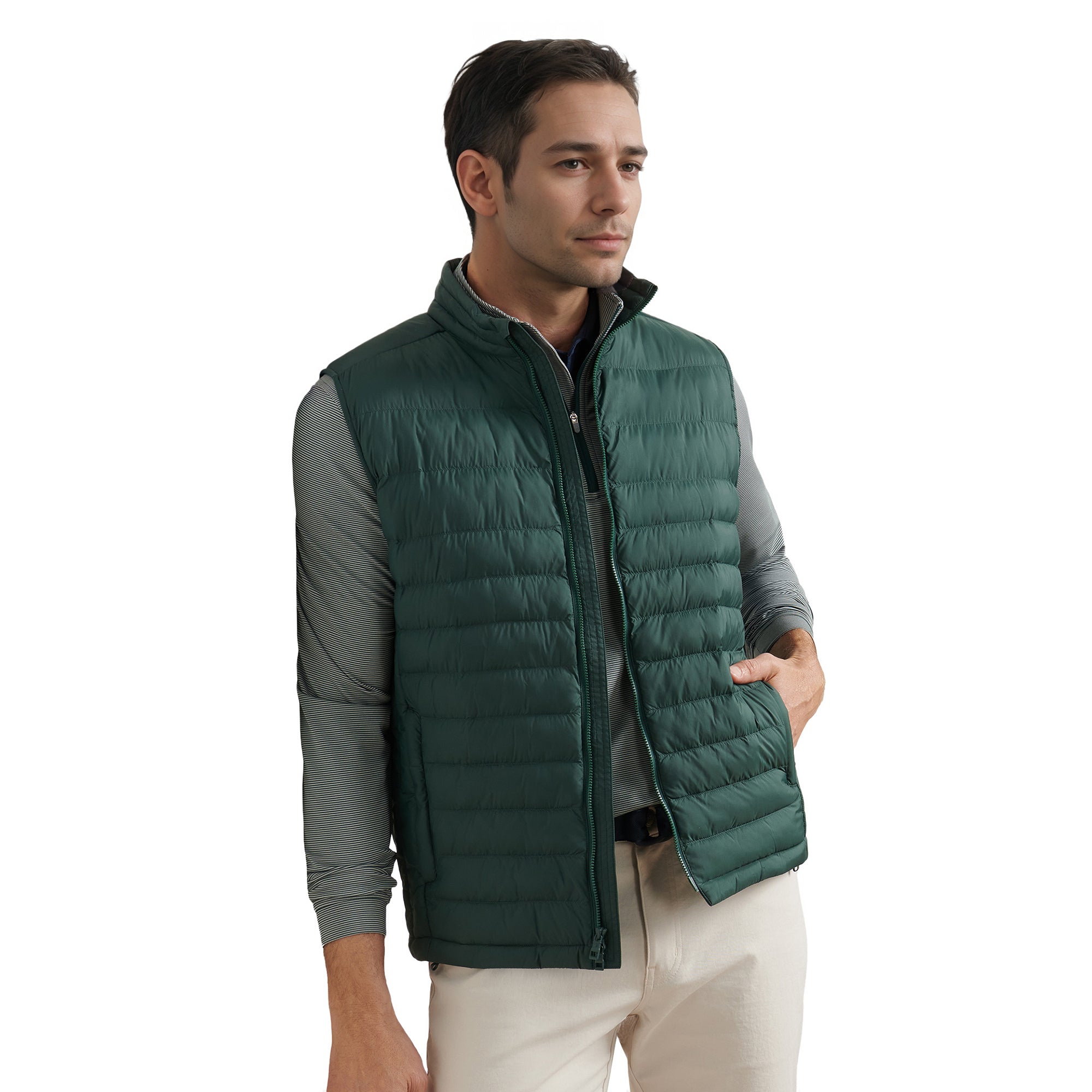 Peter Millar Apex Quilted Vest - Nordic Pine - MF25EZ15-NPINE