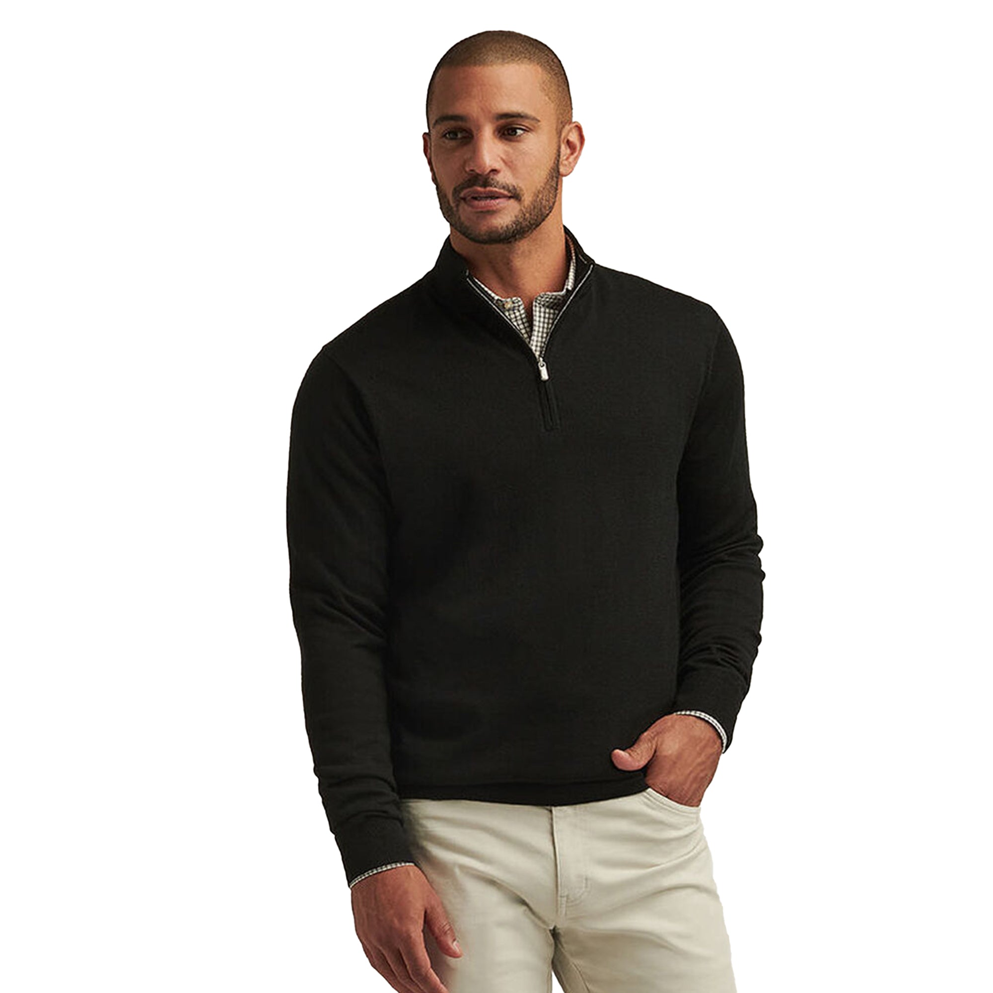 peter millar half zip sweater