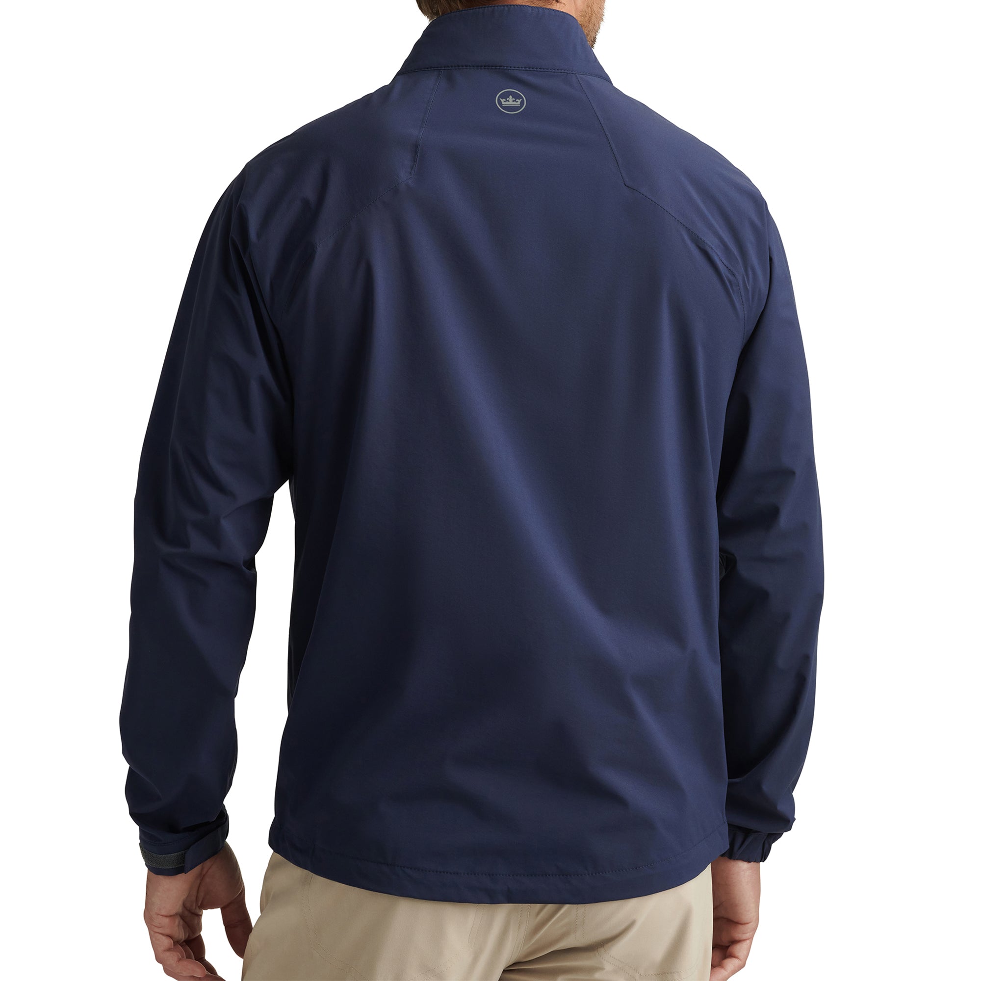 Peter Millar Shield Half Zip Rain Jacket - Navy - ME0EZ01-NAV-LC