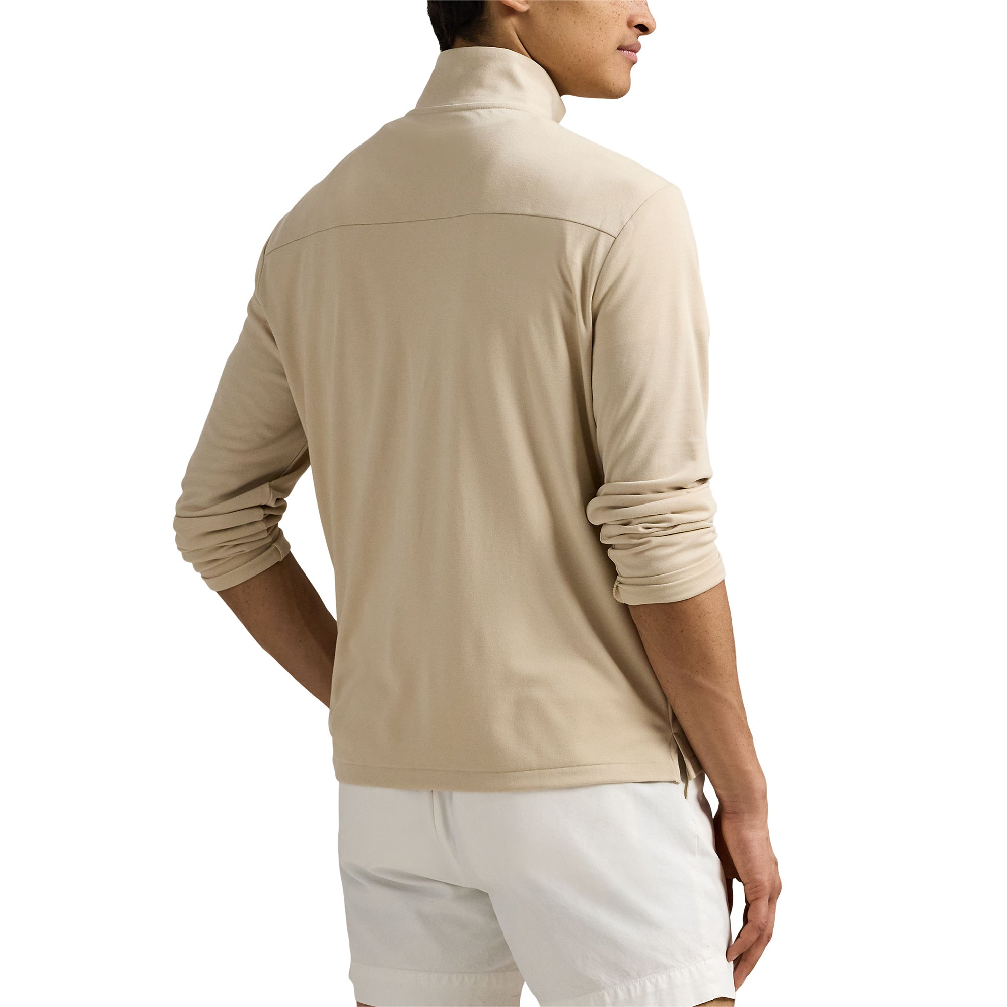 Polo Golf Ralph Lauren Performance 1/4 Zip Pullover - Ranch Cream 