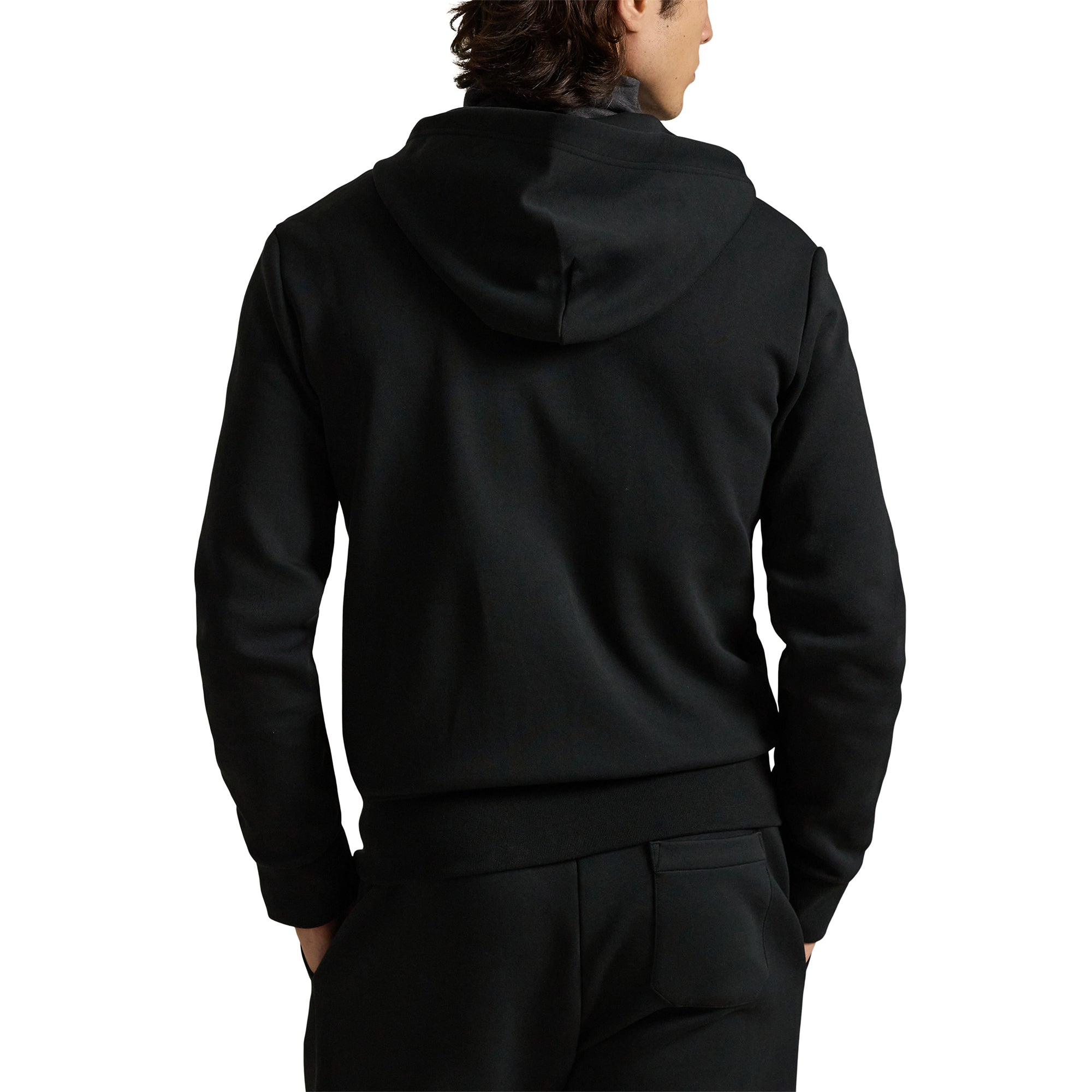 Polo Ralph Lauren Double Knit Full Zip Golf Hoodie - Black 001
