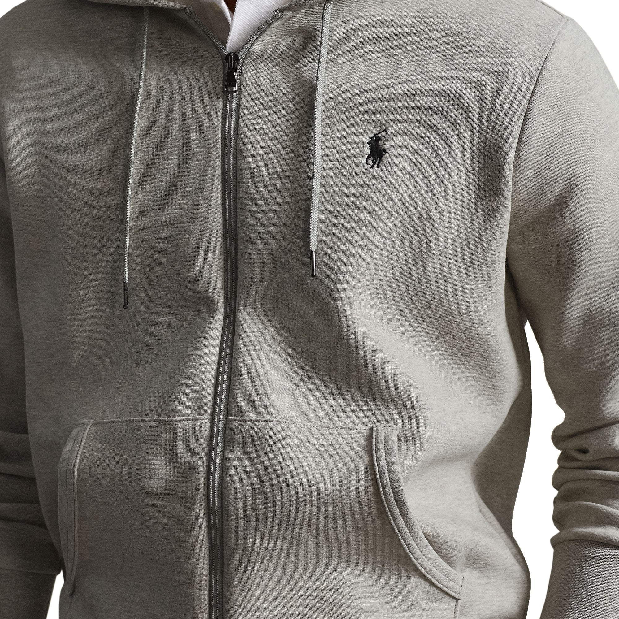 Polo Ralph Lauren Double Knit Full Zip Hoodie - Sport Heather 003