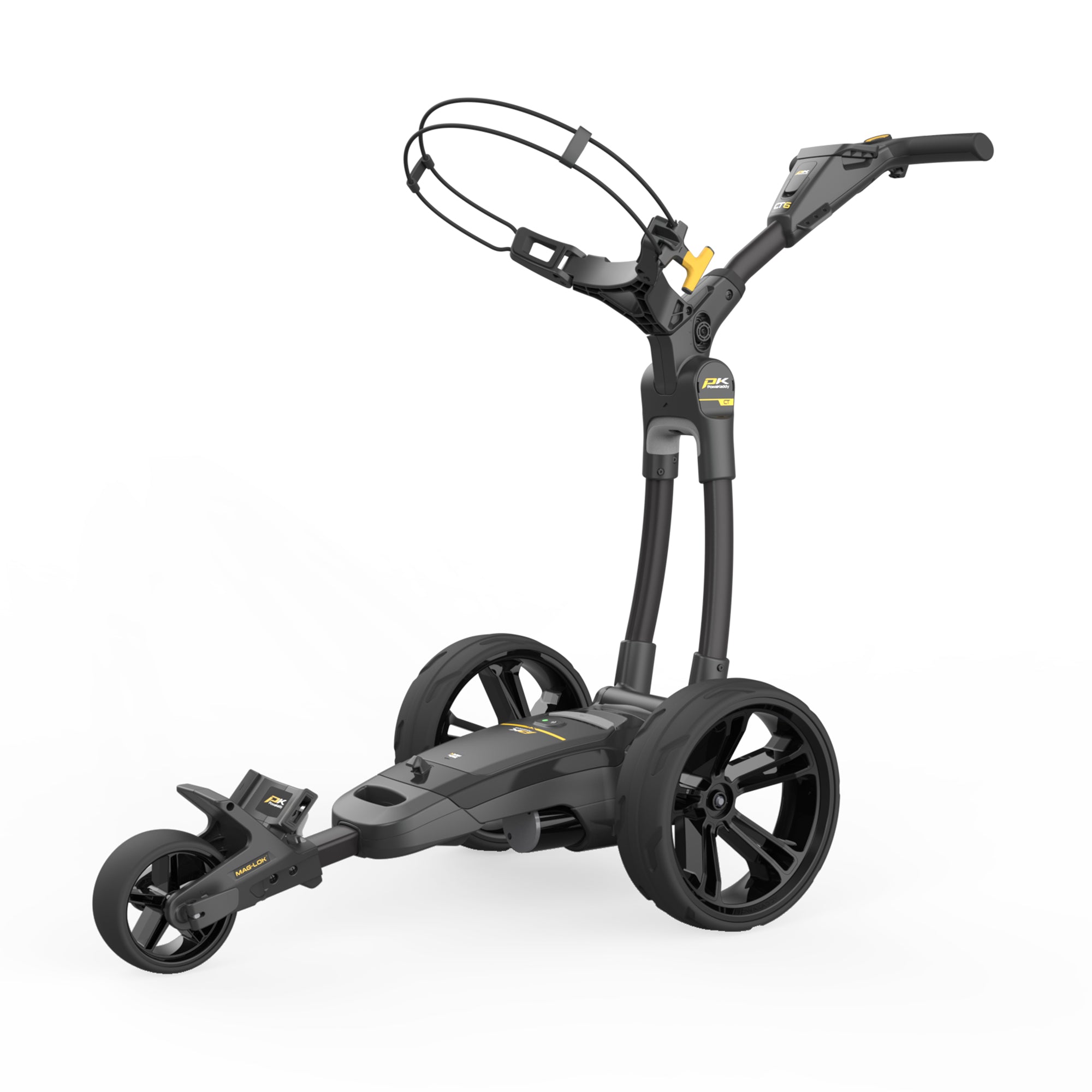 PowaKaddy CT6 Electric Golf Trolley 2025 Stealth Black 03000