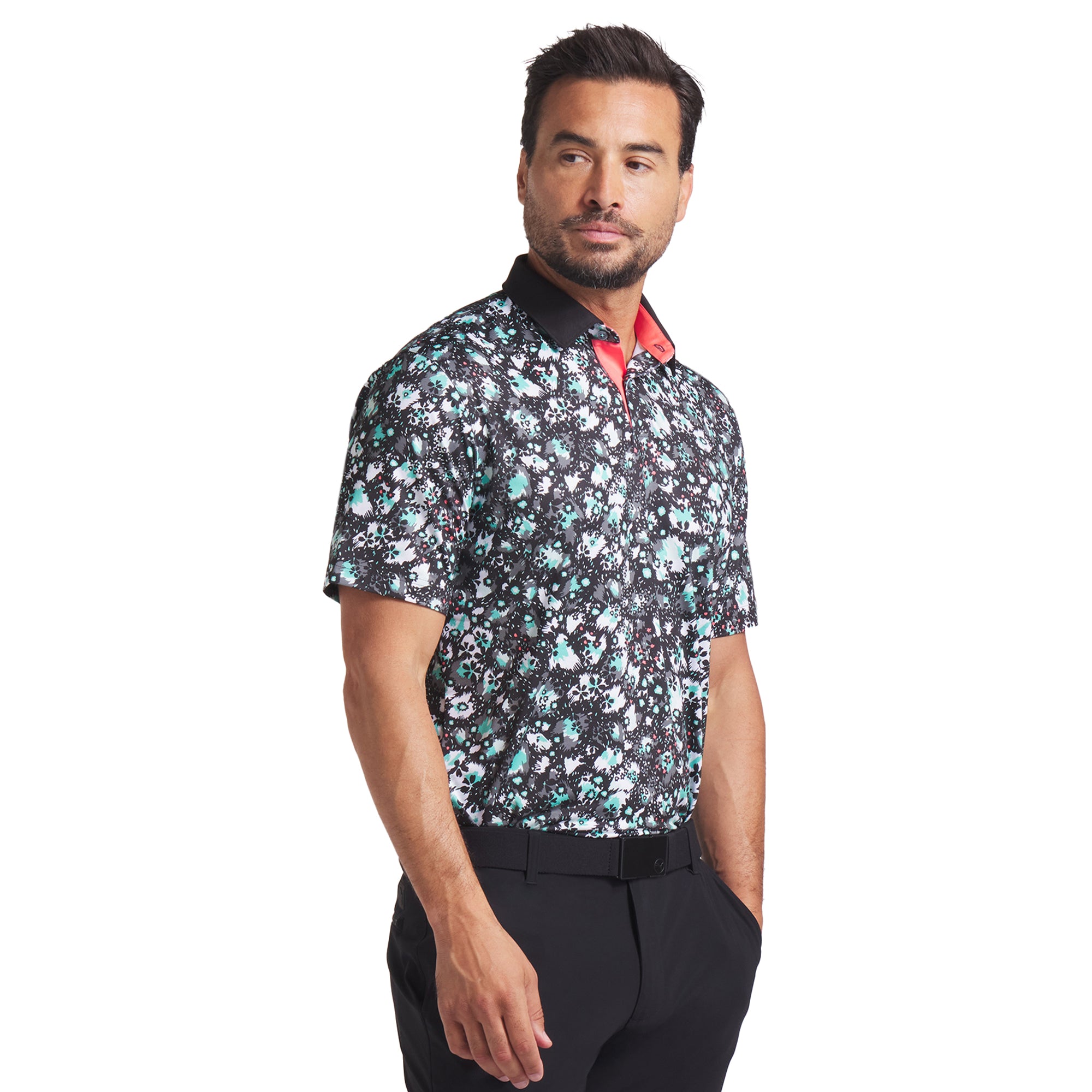 BRIEFING GOLF MS CAMO PRINT POLO（BLK／M） BRIEFING GOLF MS CAMO PRINT POLO（NAVY／M） BRIEFING GOLF MS
