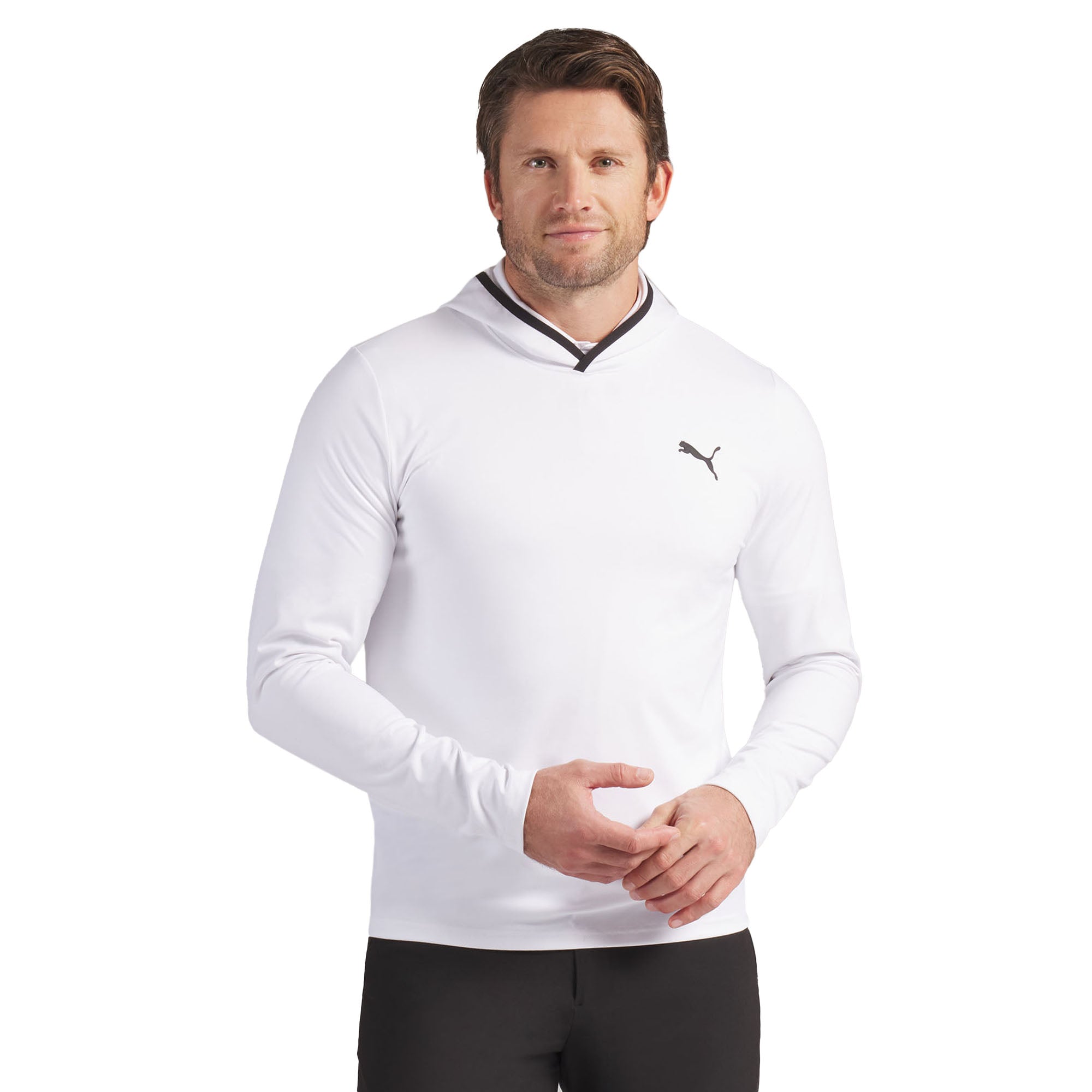 Puma Golf Cloudspun Tech Tour Hoodie - White Glow 01 - 636479-01