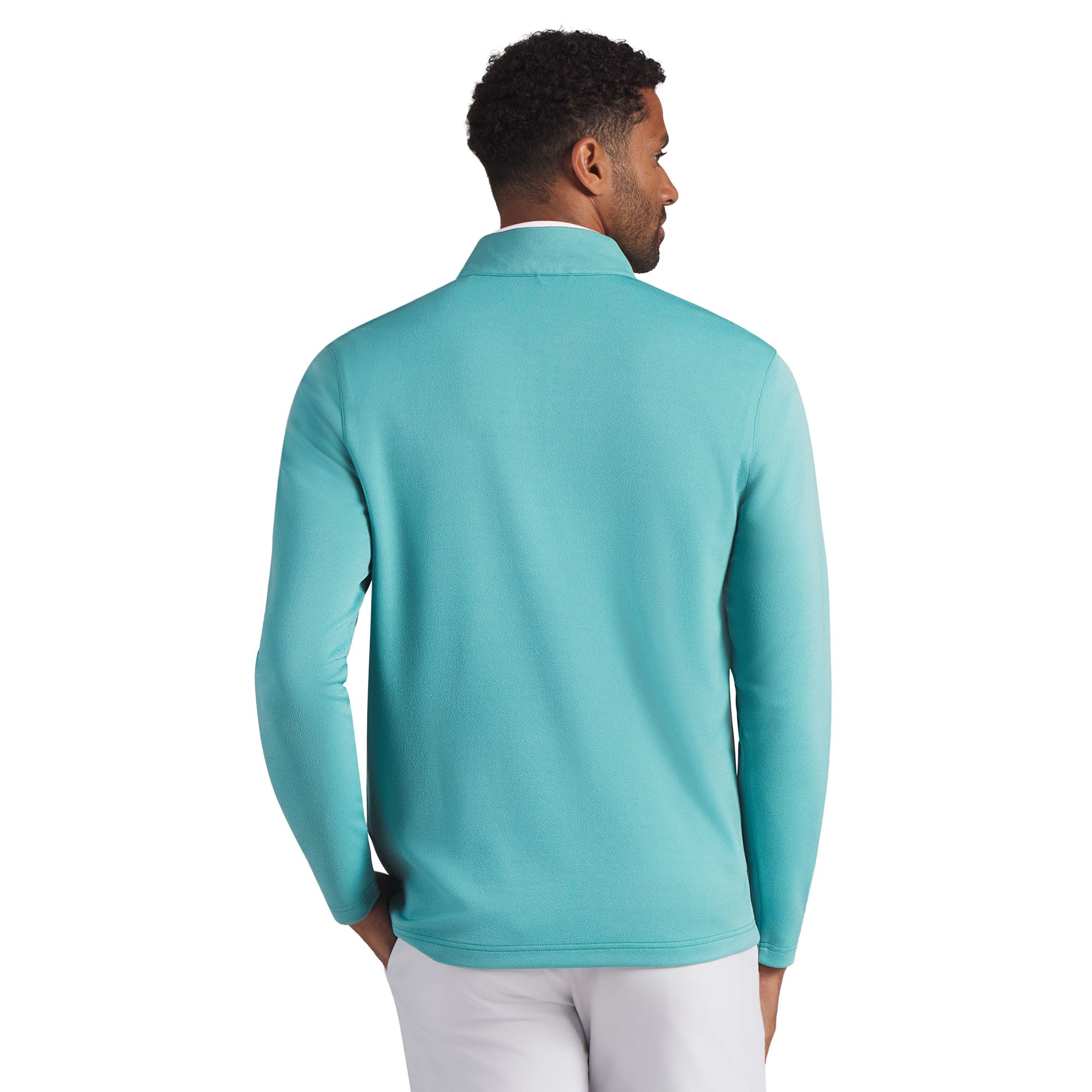 Puma Golf Pure 3.0 Textured 1/4 Zip - Mint Tea/White Glow 03