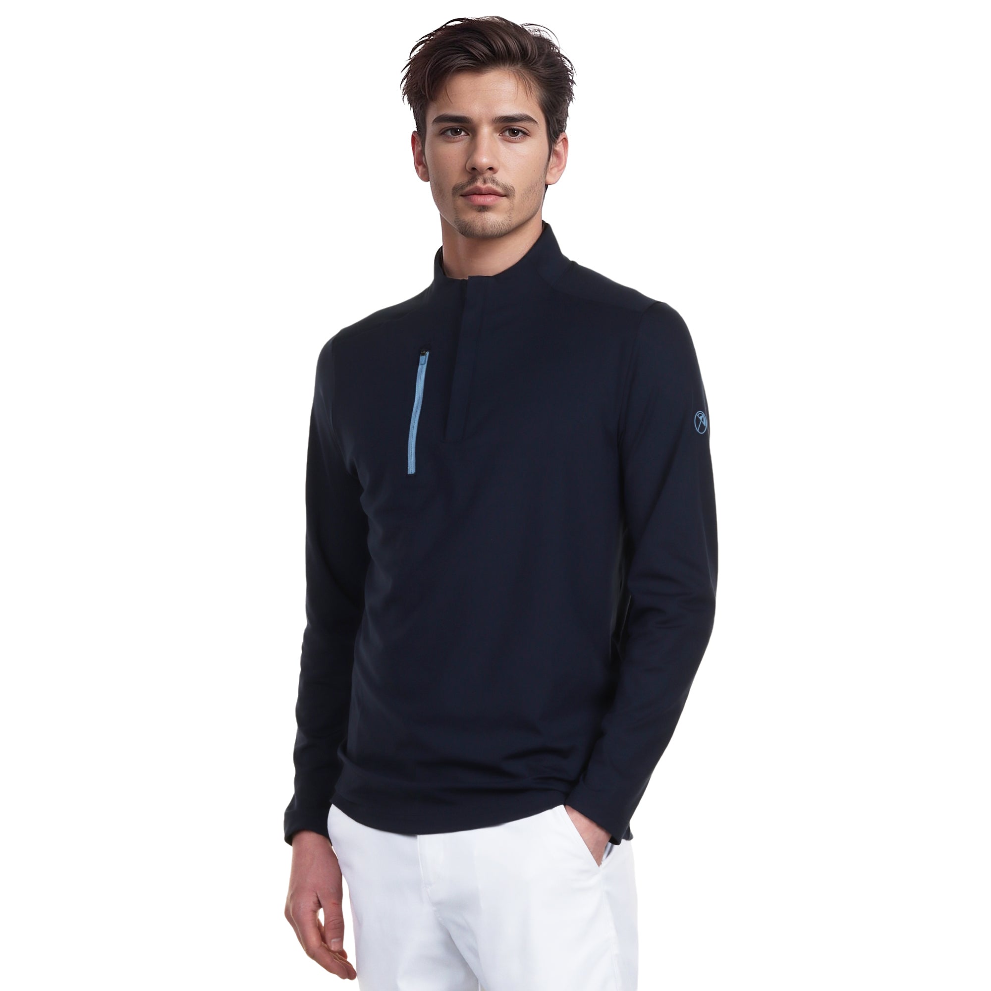 Puma Golf X Arnold Palmer Elevated 1/4 Zip Deep Navy 02 629563