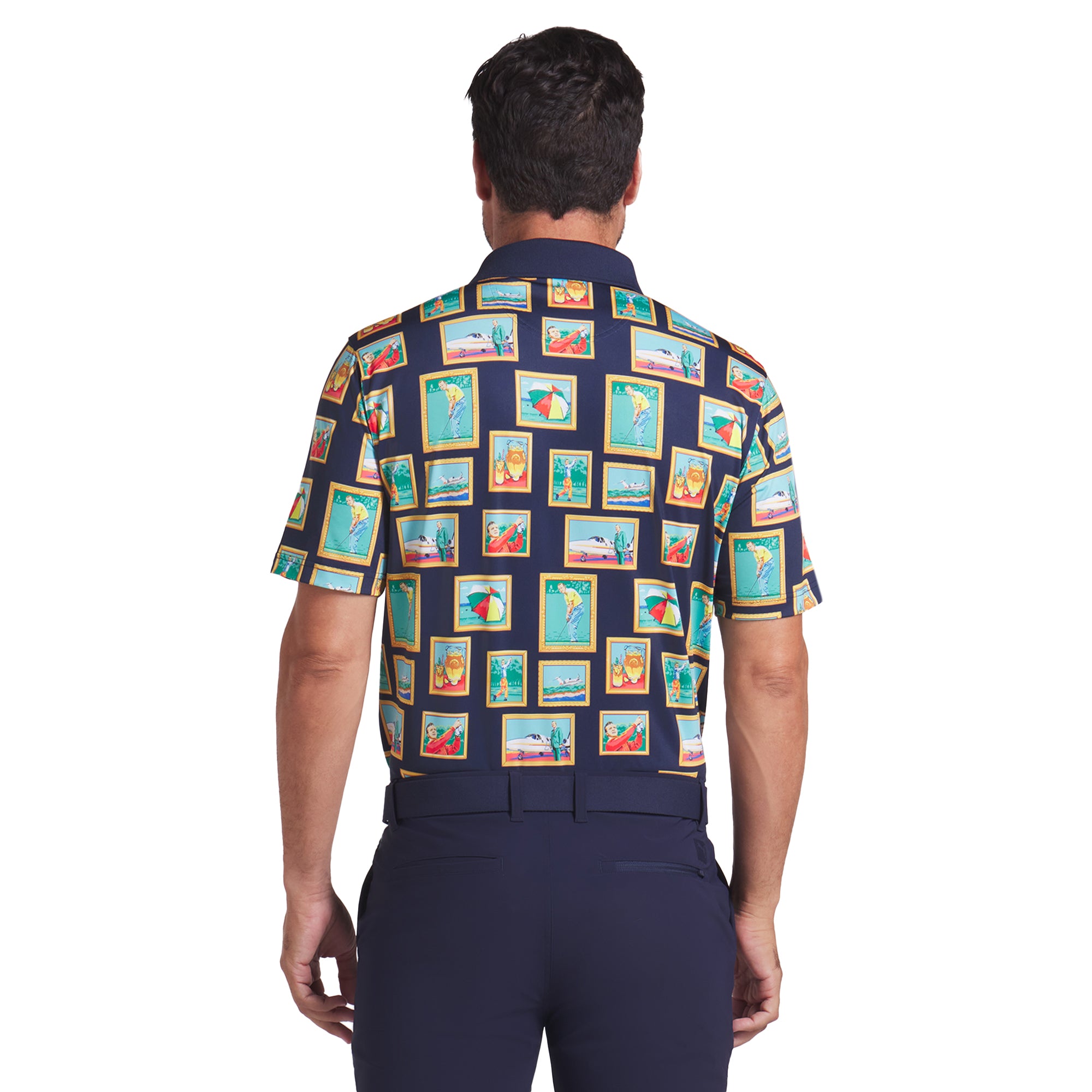Puma Golf X Arnold Palmer Photo Shirt - Deep Navy 01 - 629558-01