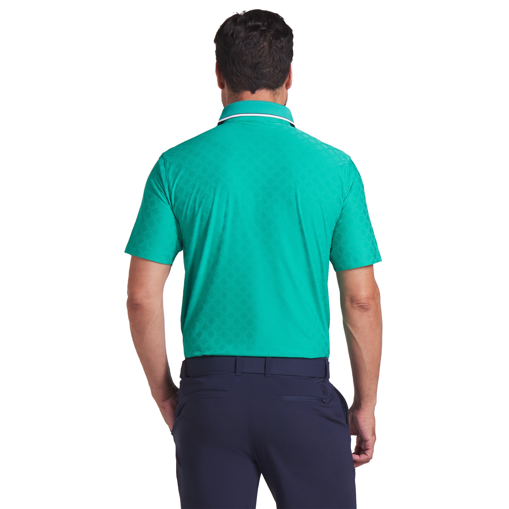 Puma Golf X Arnold Palmer Tipped Jacquard Shirt - Sparkling Green