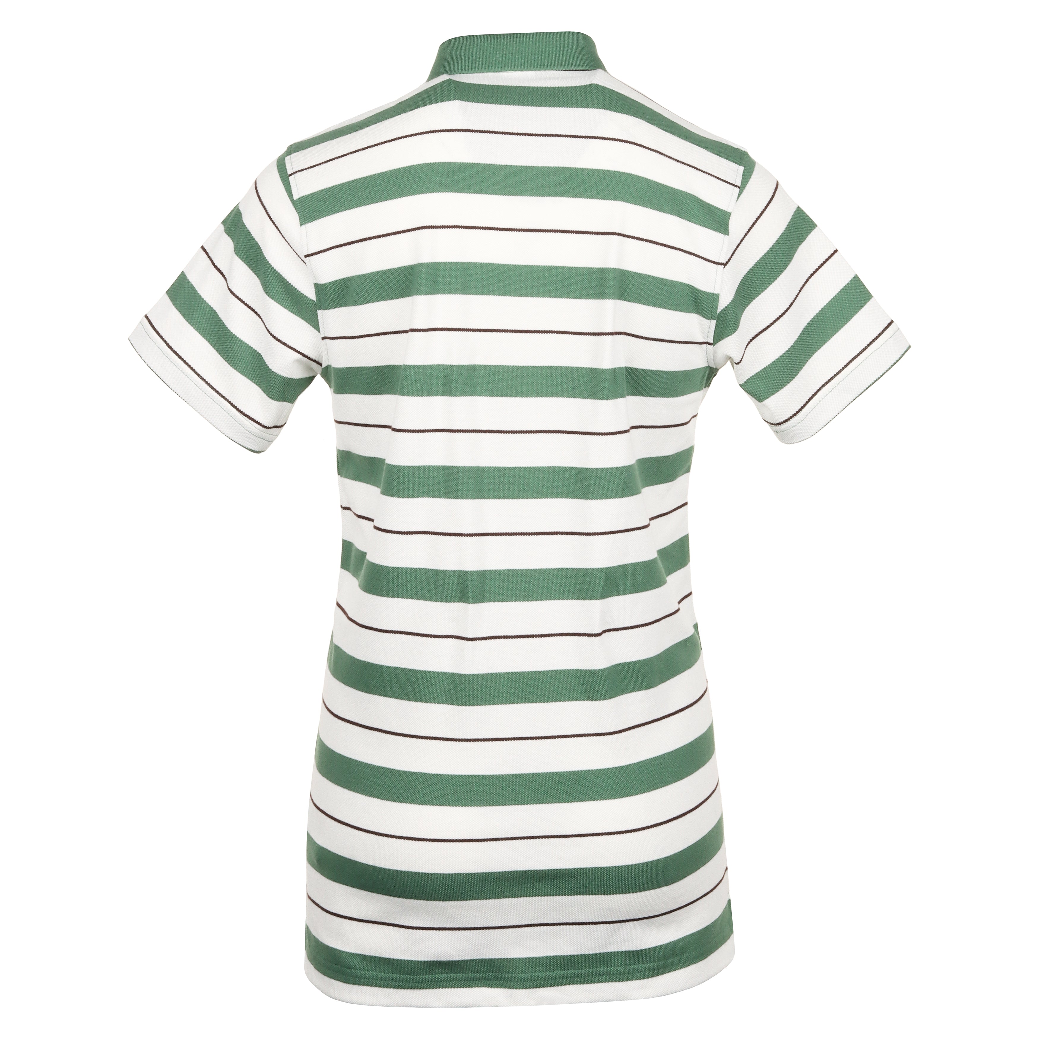 Puma Golf x QGC Sunday Stripe Shirt Warm White/Deep Forest 02