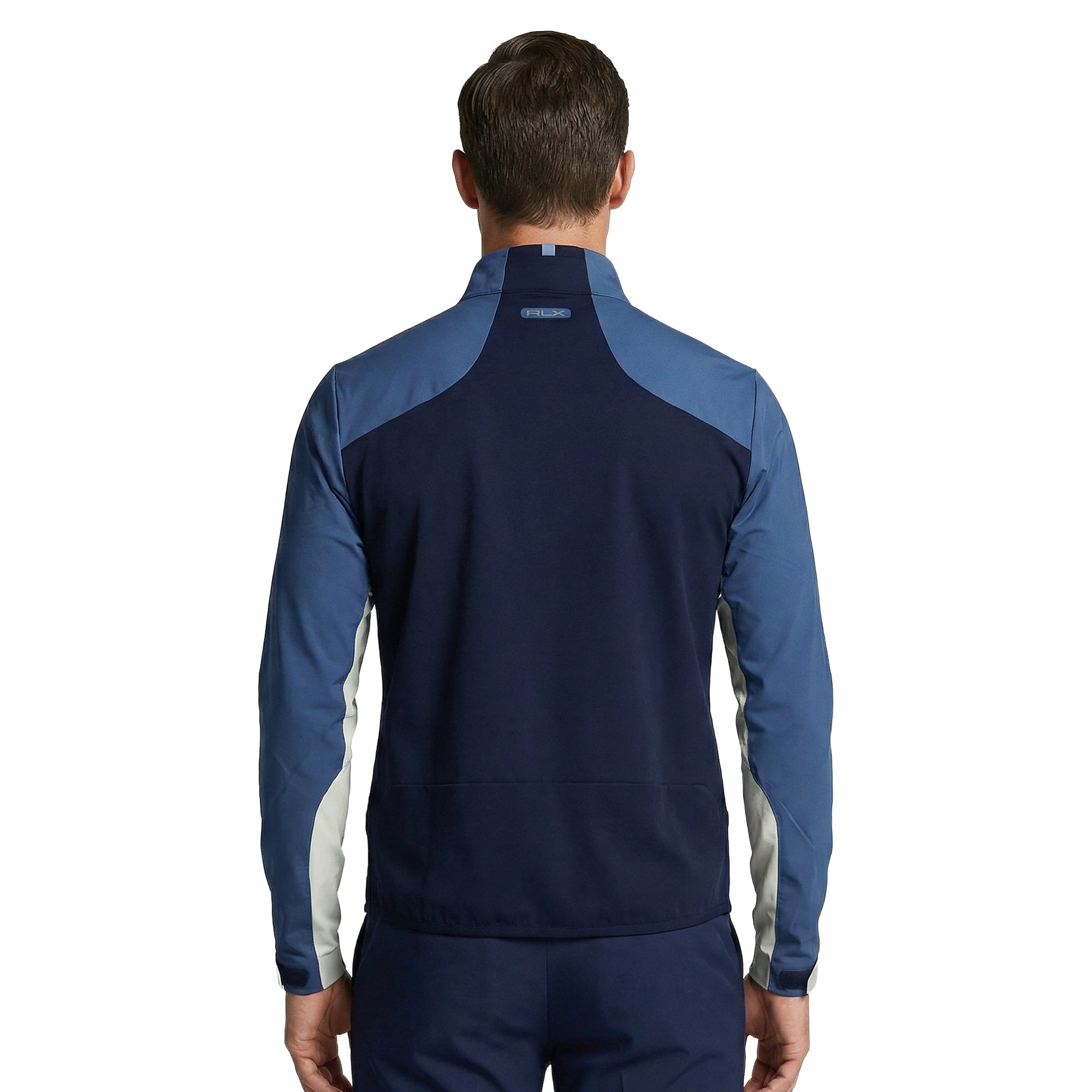 RLX Ralph Lauren Colour Block Packable Golf Jacket - Refined Navy
