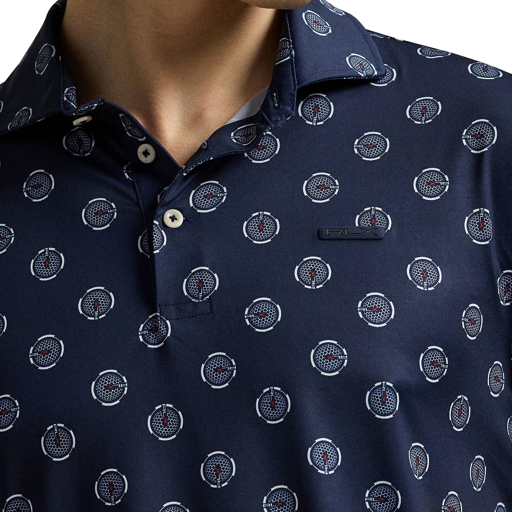 RLX Ralph Lauren Golf Balls Polo Shirt - Refined Navy 001