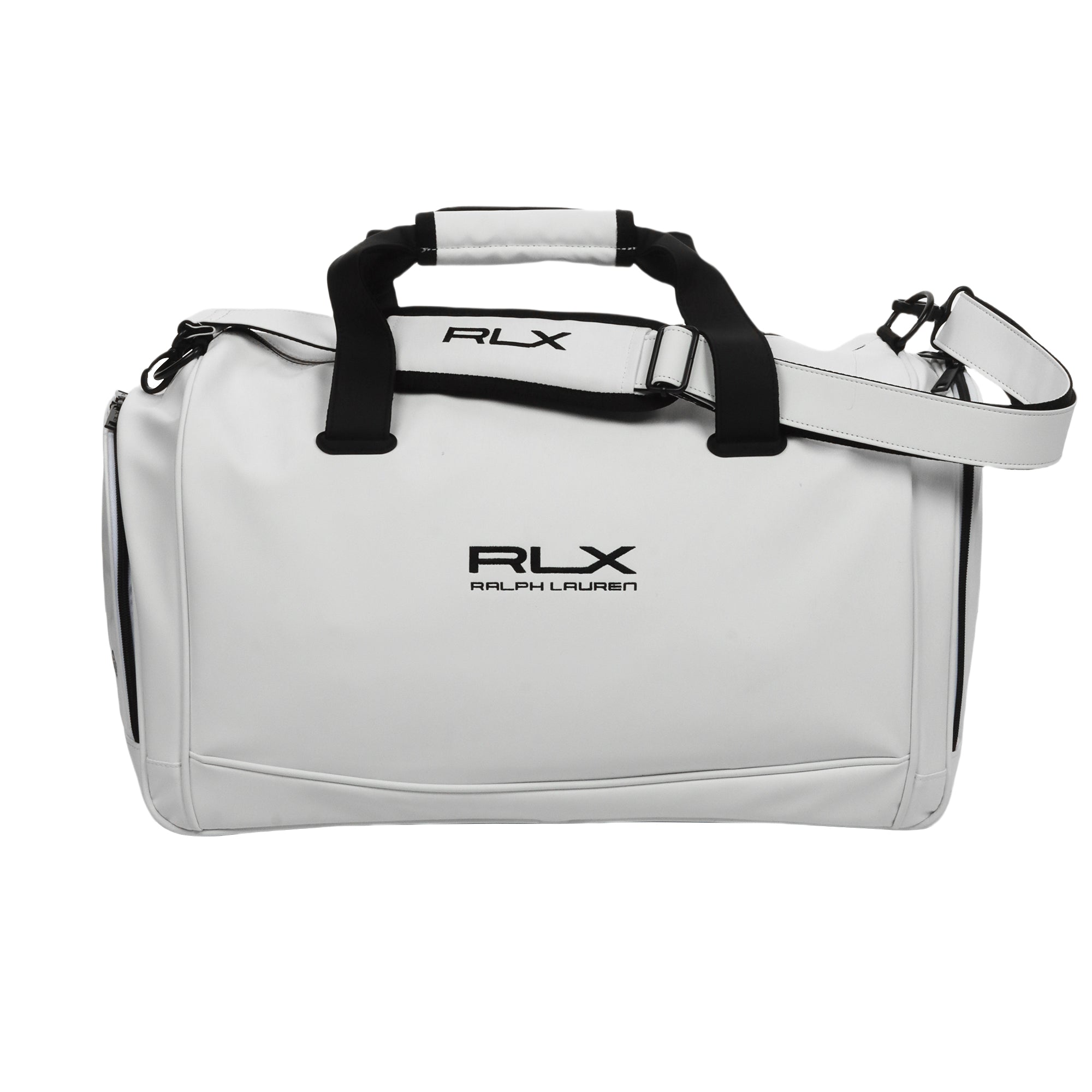RLX Ralph Lauren Golf Logo Boston Bag - White Mutli 002