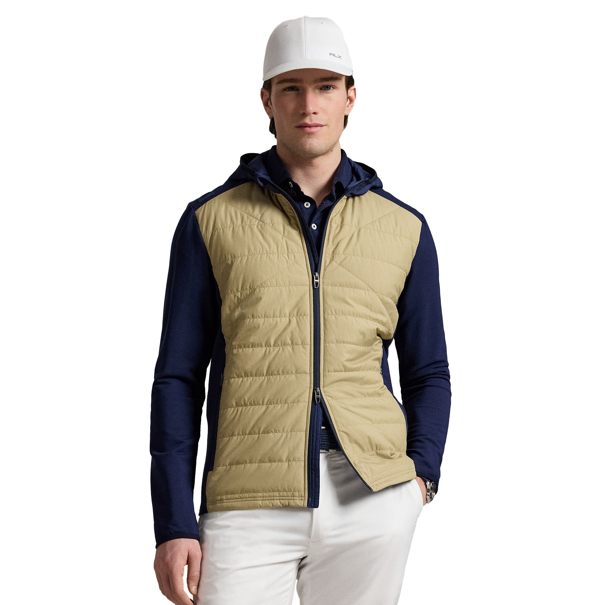 RALPH LAUREN ラルフローレン RLX 中綿ハイブリットジャケット RLX]ハイブリッド フーデッド ジャケット M(M): POLO RALPH