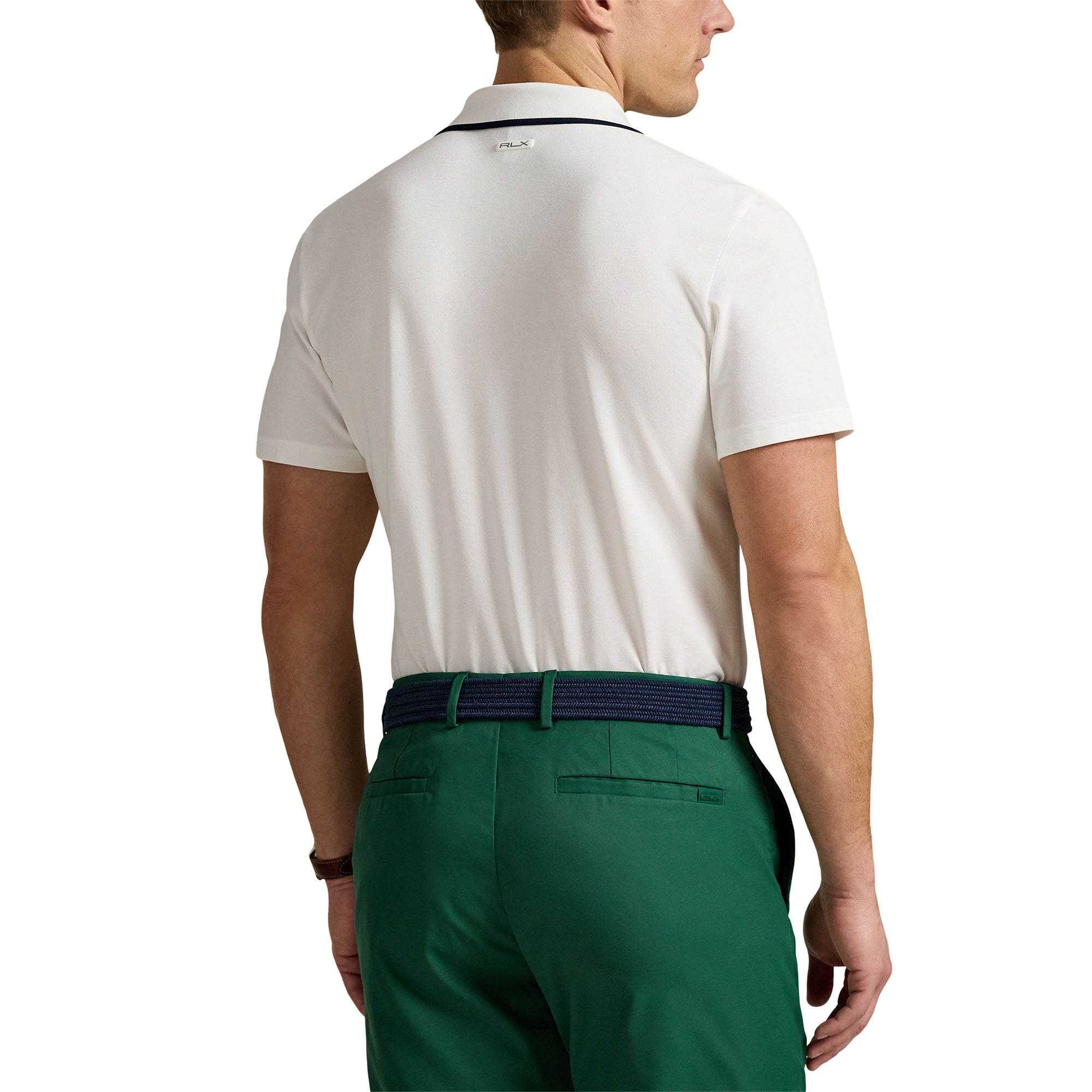 ★POLO GOLF ★Ralph Lauren RLX Ralph Lauren Johnny Collar Golf Polo Shirt - Ceramic White