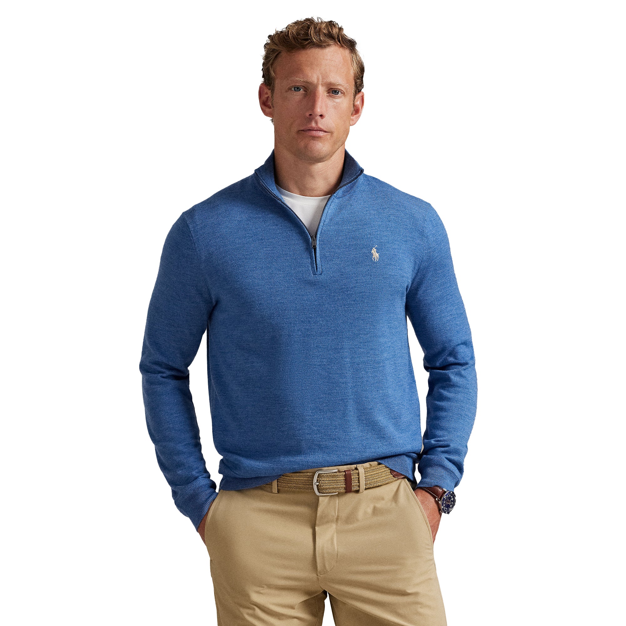 RLX Ralph Lauren Performance 1/4 Zip - Tide Pool Blue