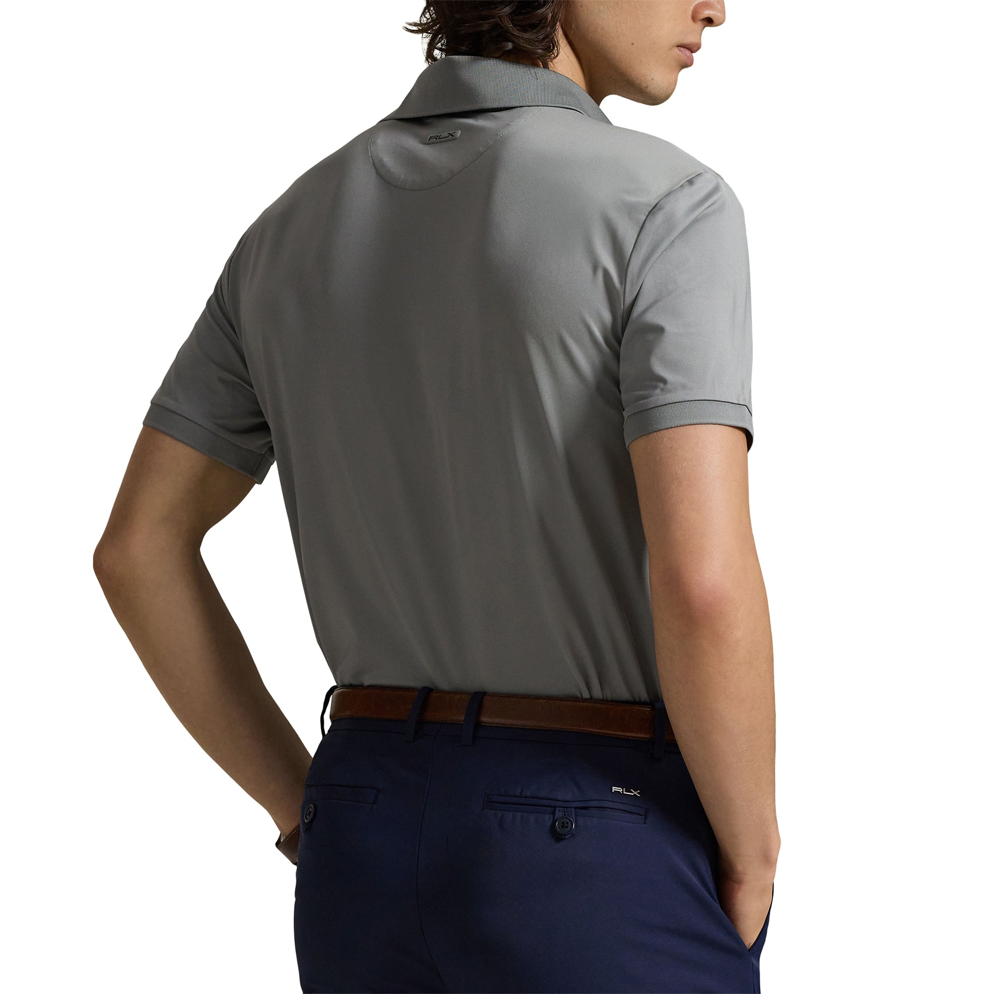 RLX Ralph Lauren Performance Golf Polo Shirt - Peak Grey 002
