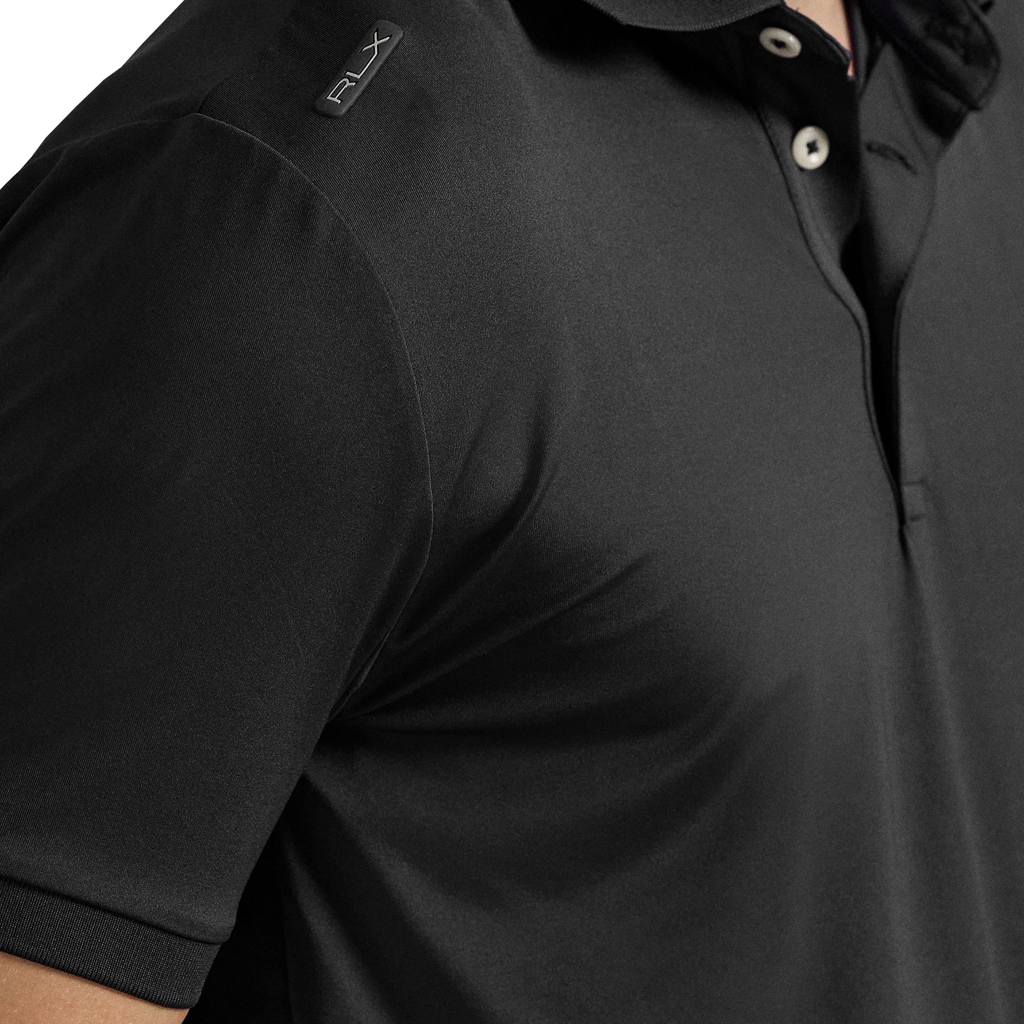 RLX Ralph Lauren Performance Golf Polo Shirt - Polo Black 005