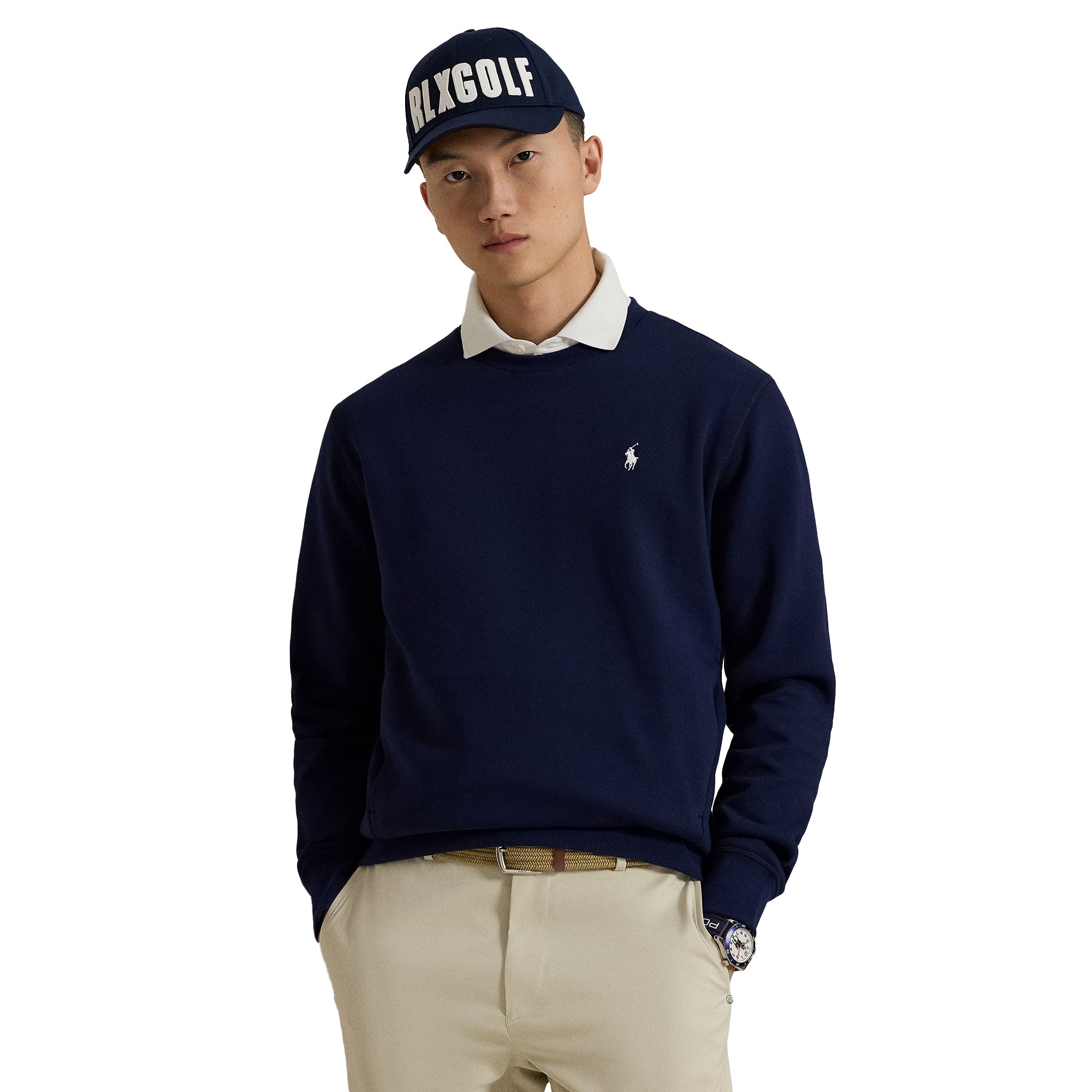 RLX Ralph Lauren Performance Golf Sweater - Refined Navy 001