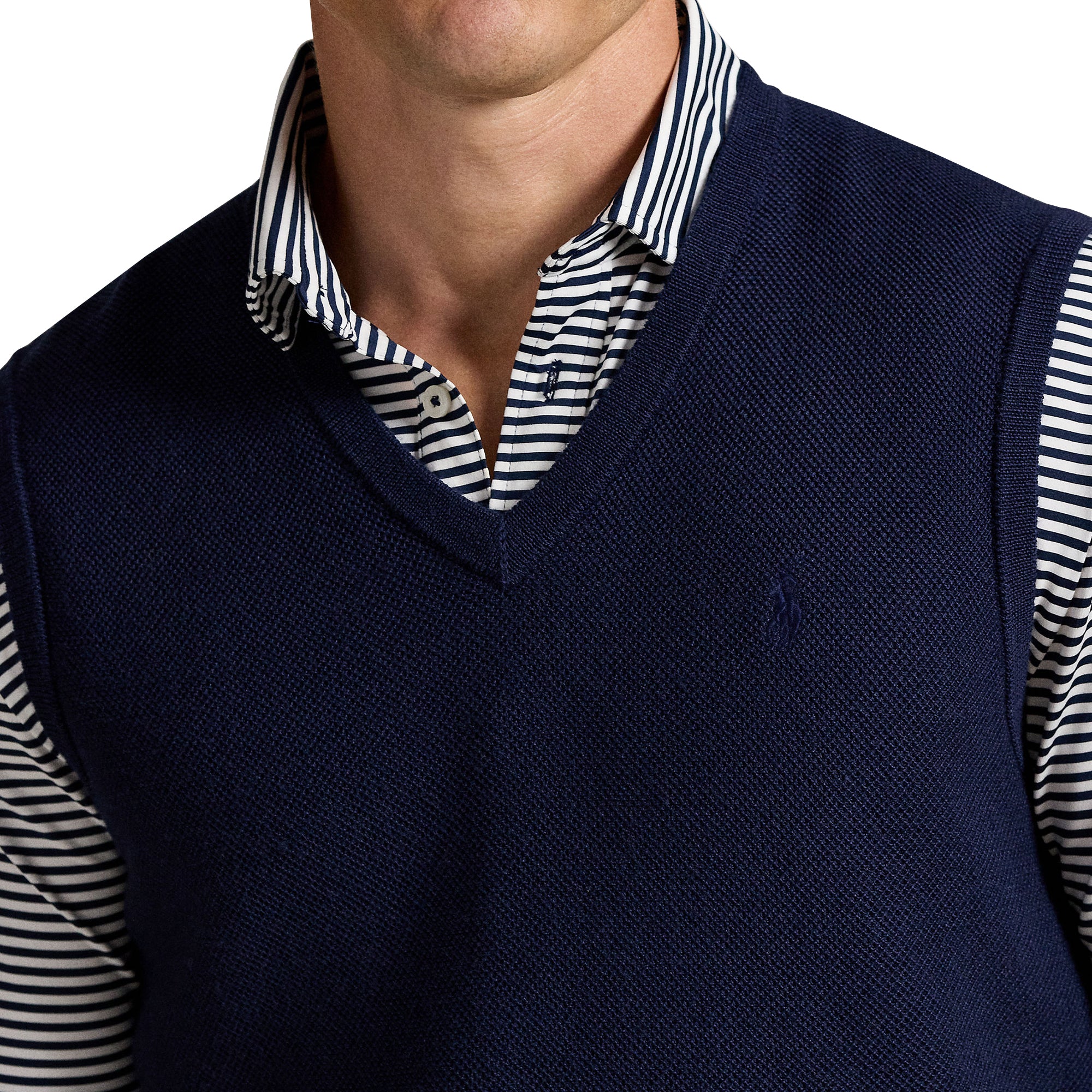 RLX Ralph Lauren Performance Sweater Vest - Refined Navy 002