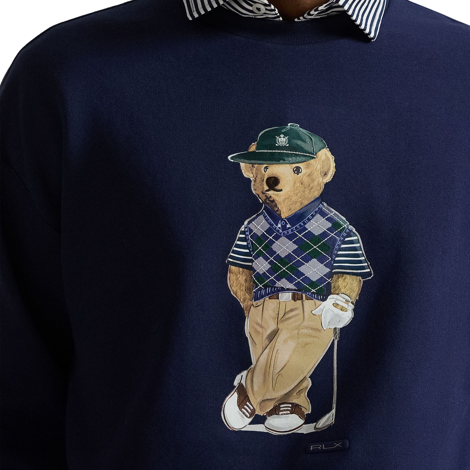 RLX Ralph Lauren Polo Bear Relaxed Sweater - Refined Navy 001