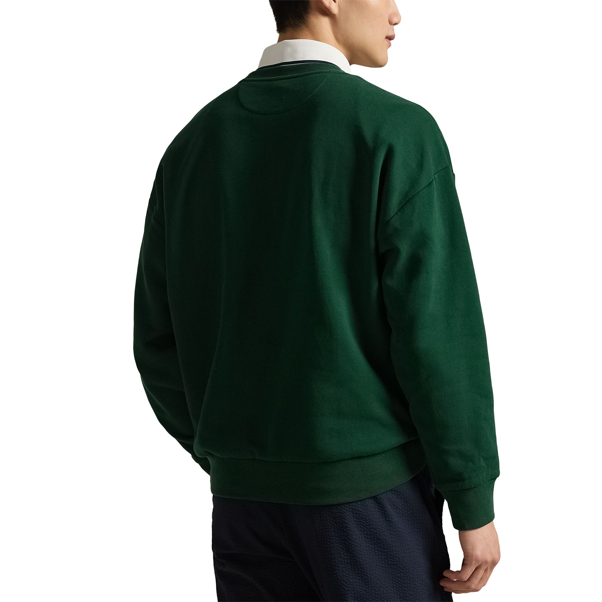 RLX Ralph Lauren Polo Bear Relaxed Sweater - Moss Agate 002