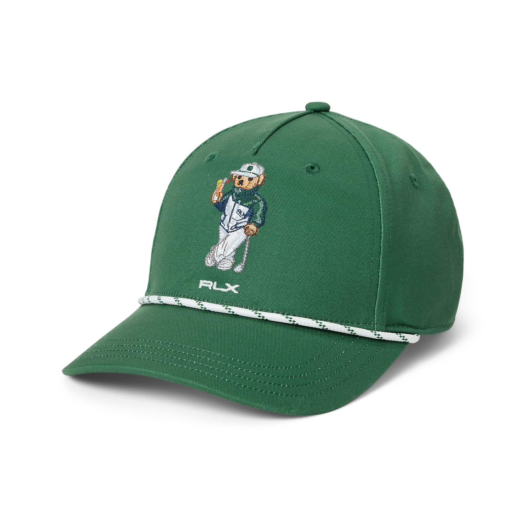 RLX Ralph Lauren Polo Bear Sports Cap - Kelly Green Cocktail