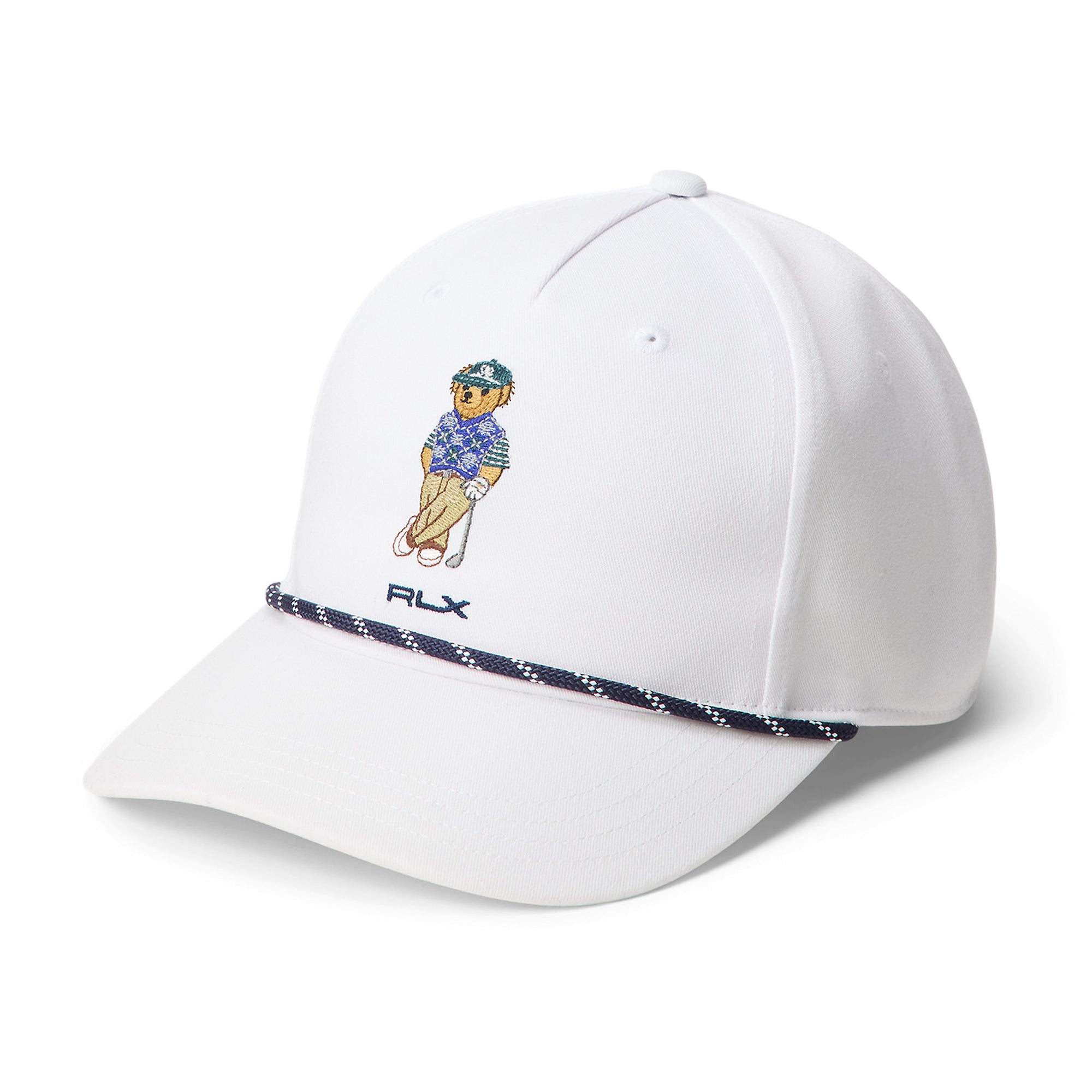 RLX Ralph Lauren Polo Bear Sports Cap - White 001 - 453P11648-001