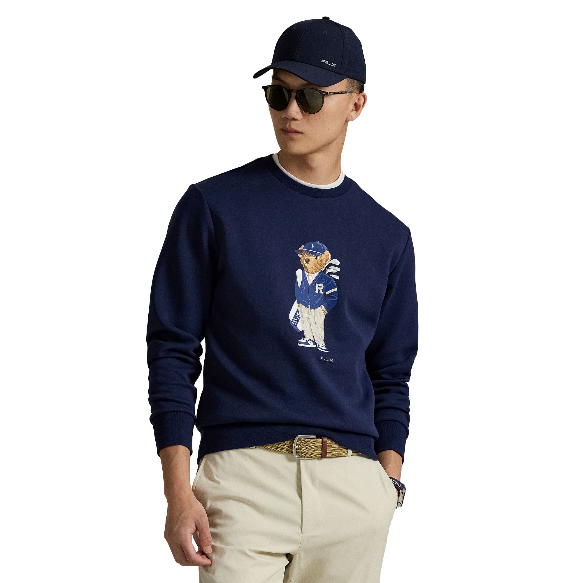 RLX Ralph Lauren Polo Bear Sweater - Refined Navy 002