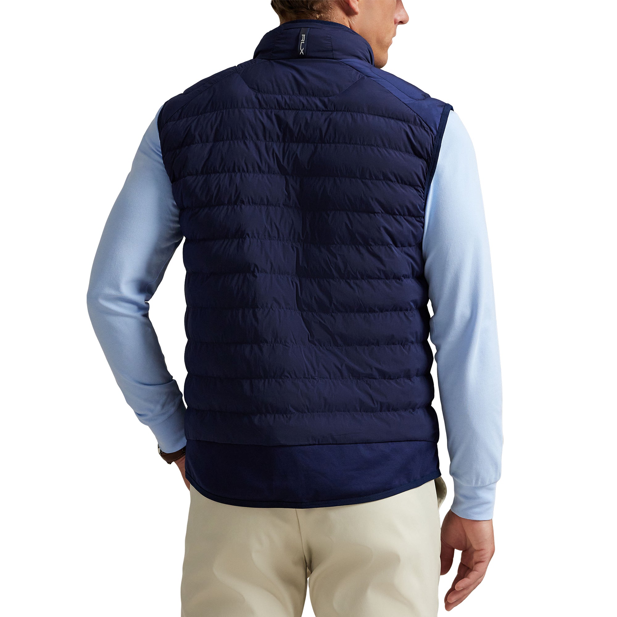 RLX Ralph Lauren Quilted Full Zip Vest - Refined Navy 001