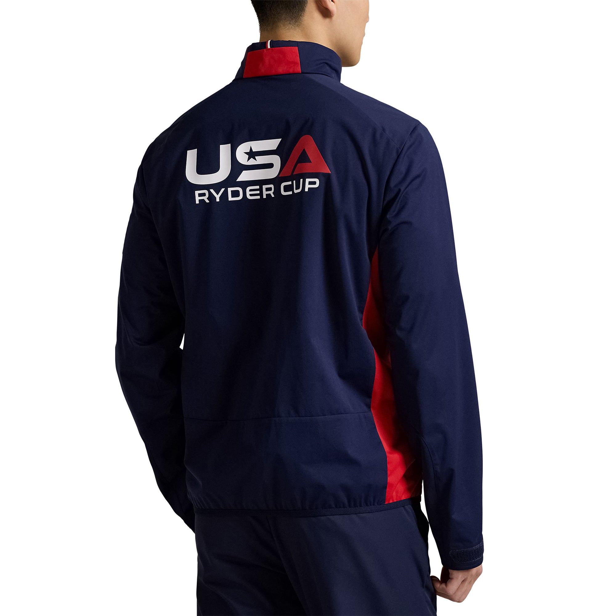 RLX Ralph Lauren Ryder Cup 2025 Packable Golf Jacket - Navy Multi