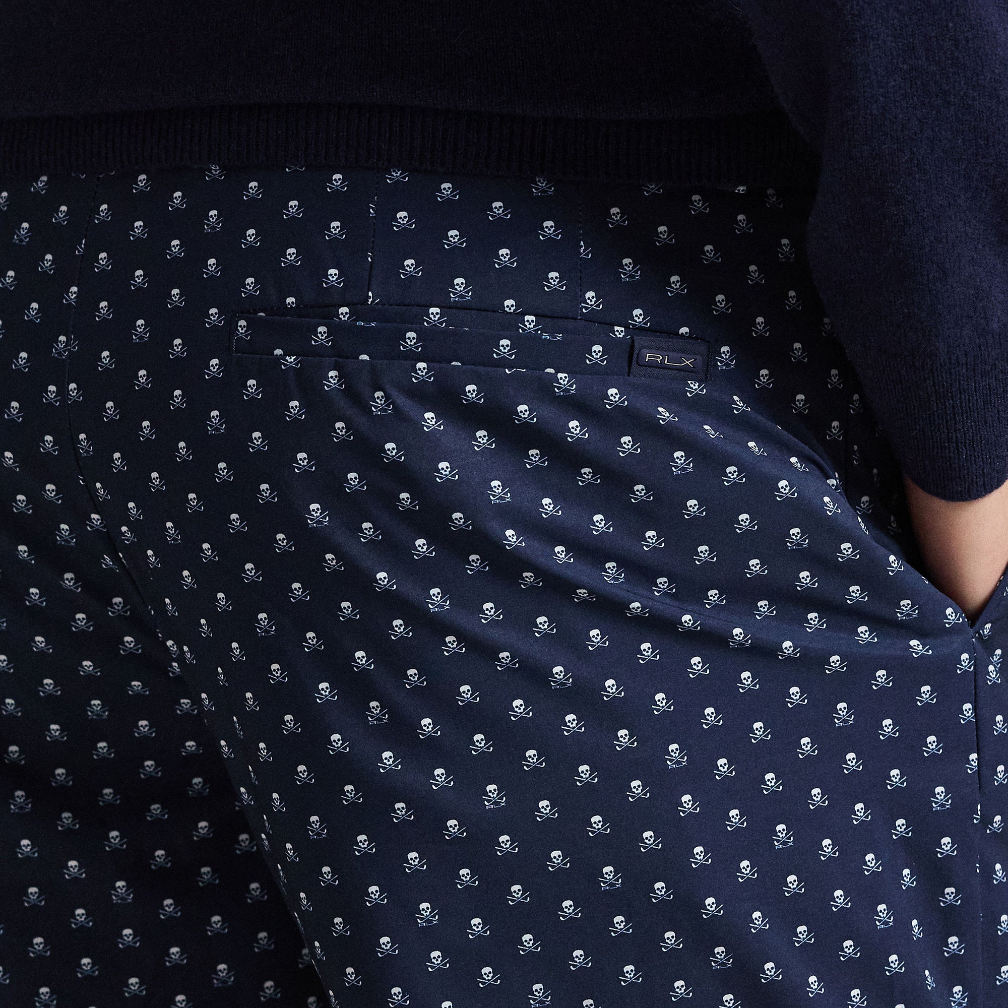 RLX Ralph Lauren Skull Club Golf Shorts - Refined Navy 001
