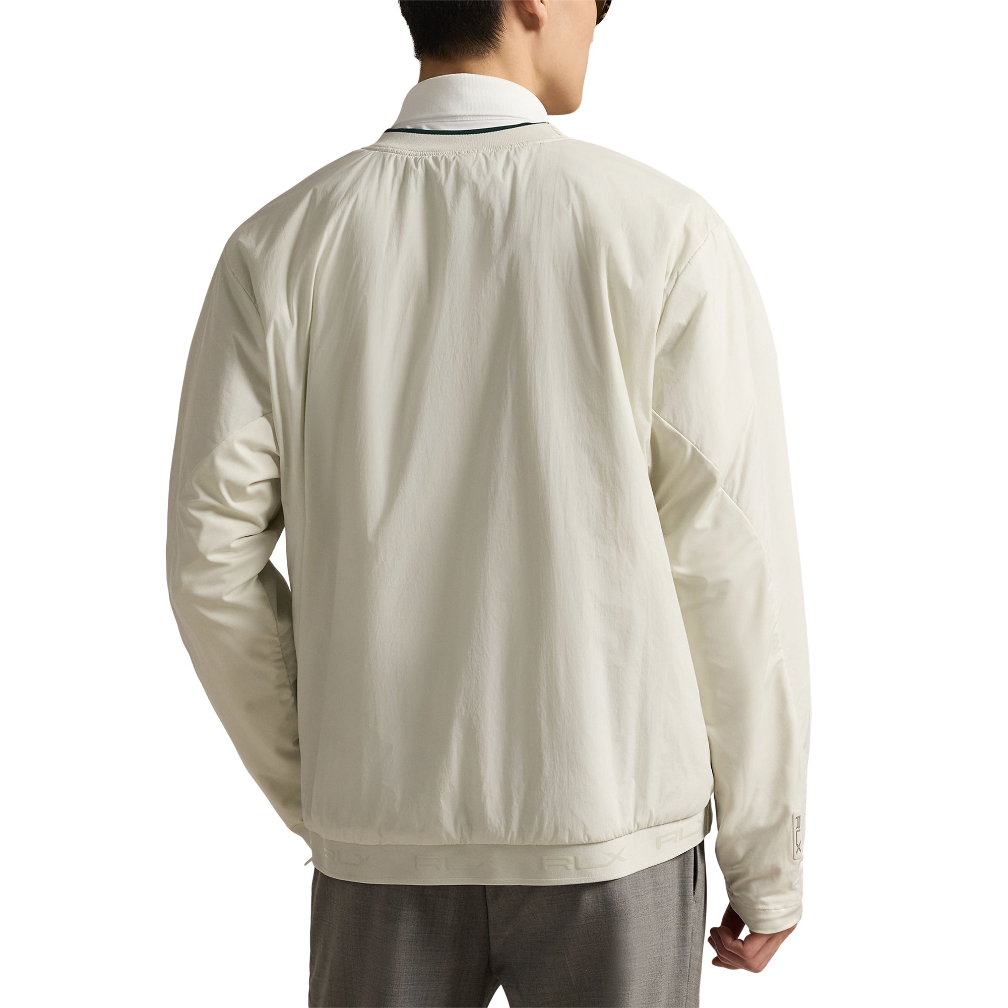 RLX Ralph Lauren Stretch Hybrid Graphic Pullover - Stone Pebble