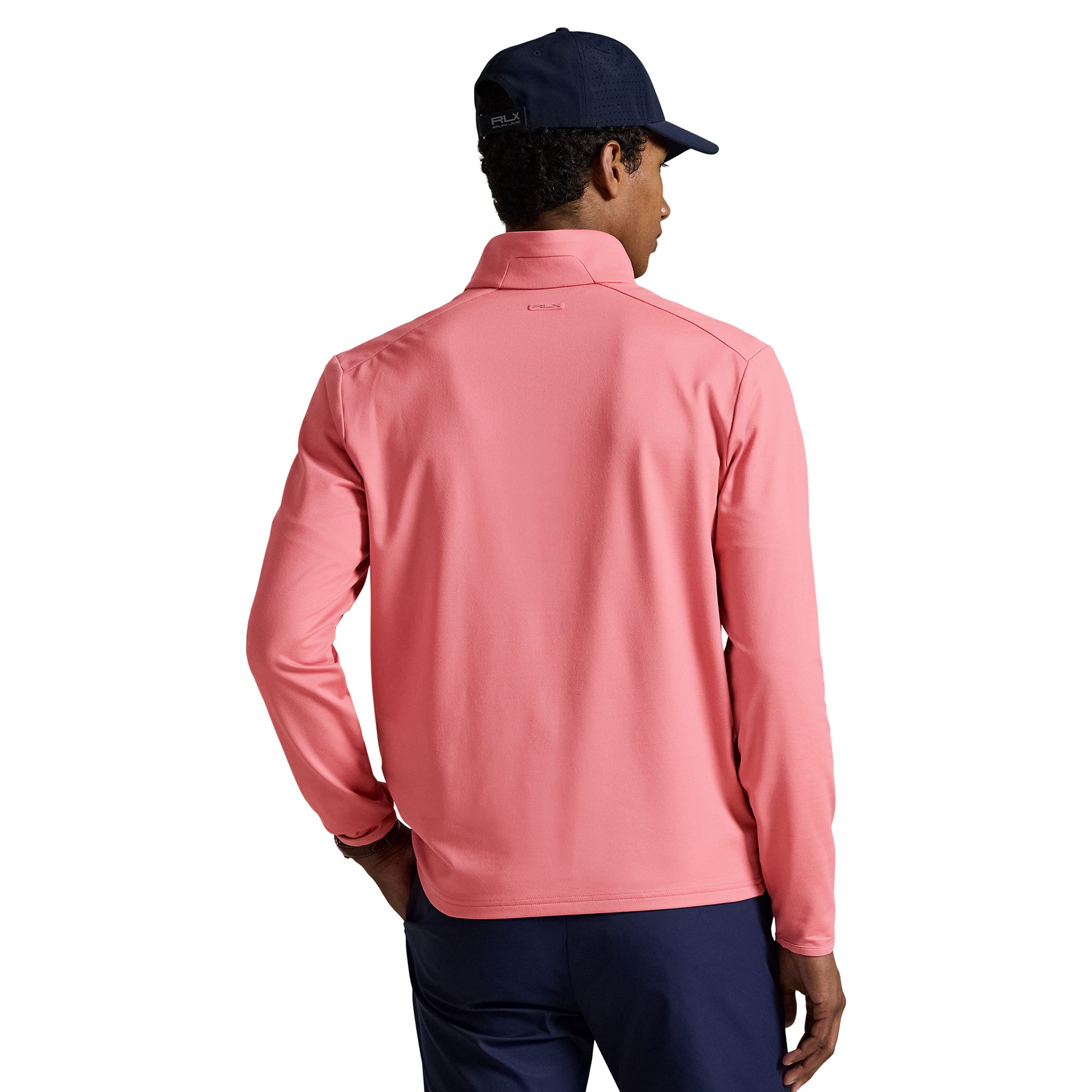 美品　POLO RALPH LAUREN RLX Ralph Lauren Stretch Jersey Half Zip - Desert Rose 018