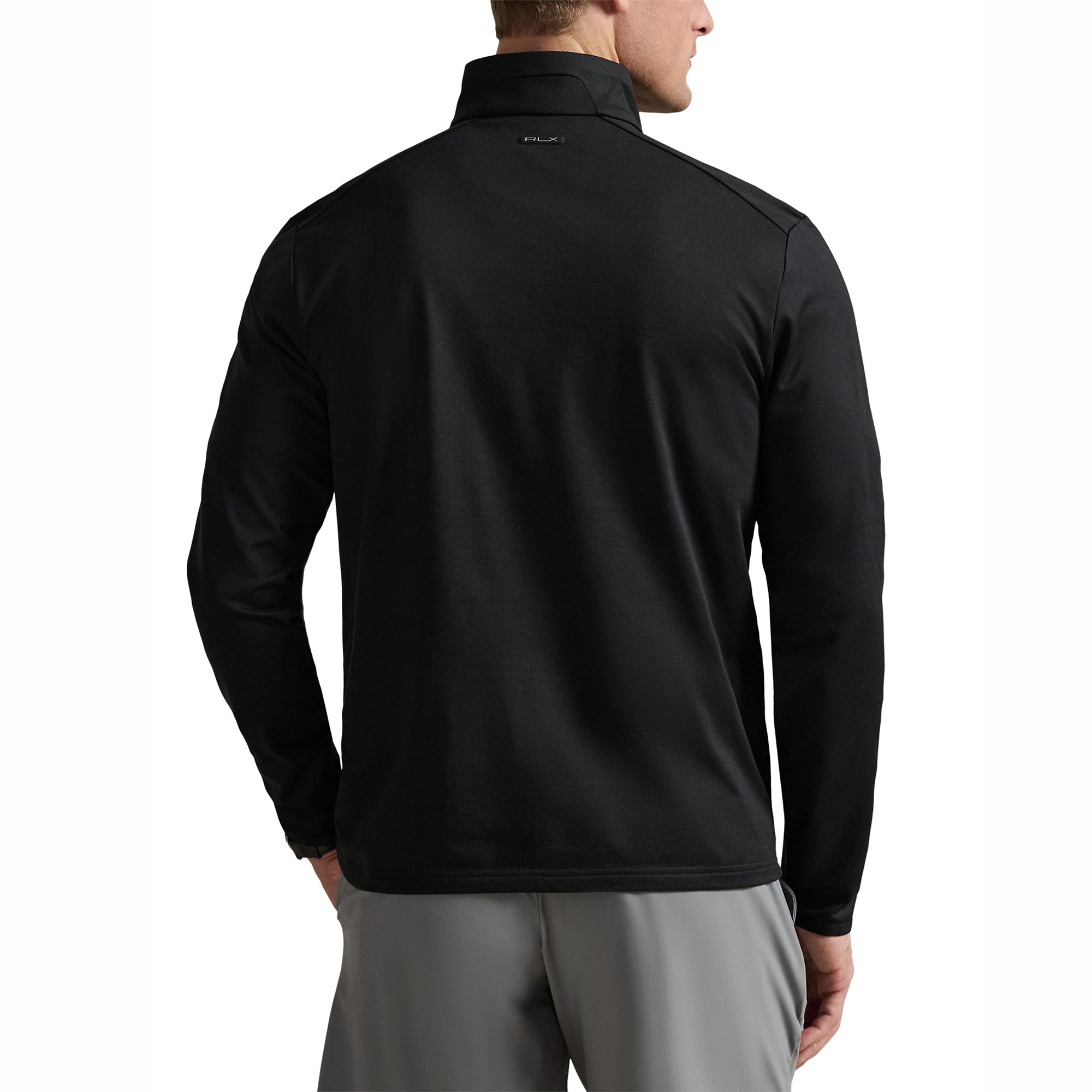 RLX Ralph Lauren Stretch Jersey Golf Half Zip - Polo Black 004
