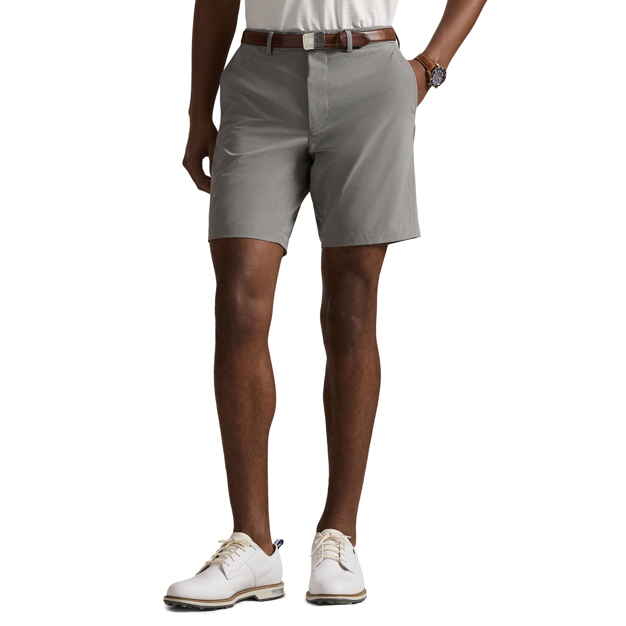 RLX Ralph Lauren Tailored Fit Performance Shorts - Perfect Grey