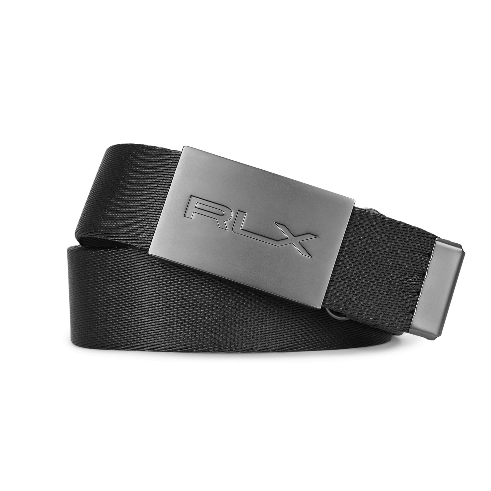 RLX Ralph Lauren Tech Web Plaque Golf Belt - Polo Black 003