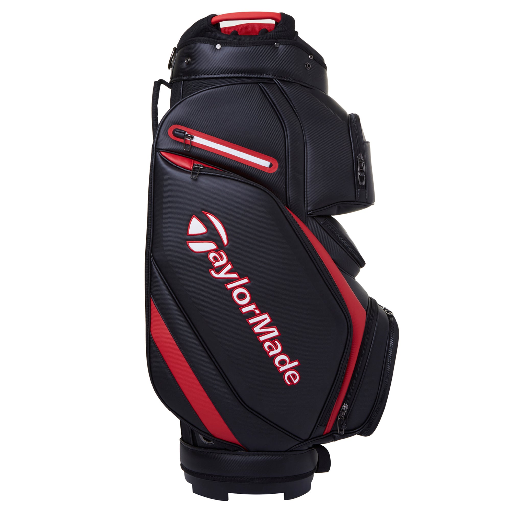 TaylorMade Rossa ゴルフバッグ 赤黒 TaylorMade Deluxe Cart Golf Bag - Black/Red - V97163