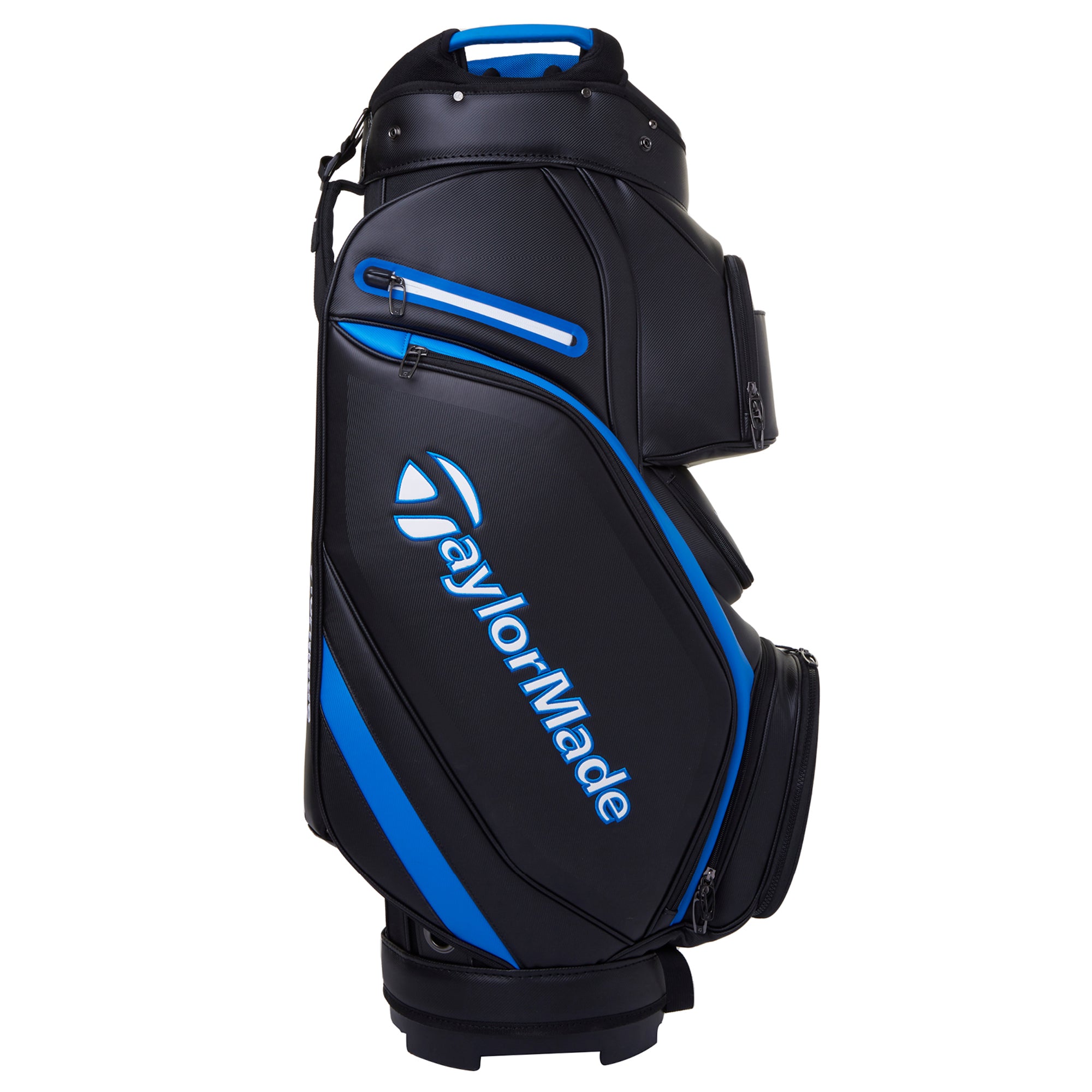 Taylormade Deluxe Golf Cart Bag - Black/Blue Taylormade Deluxe Golf Cart Bag - Black/Blue