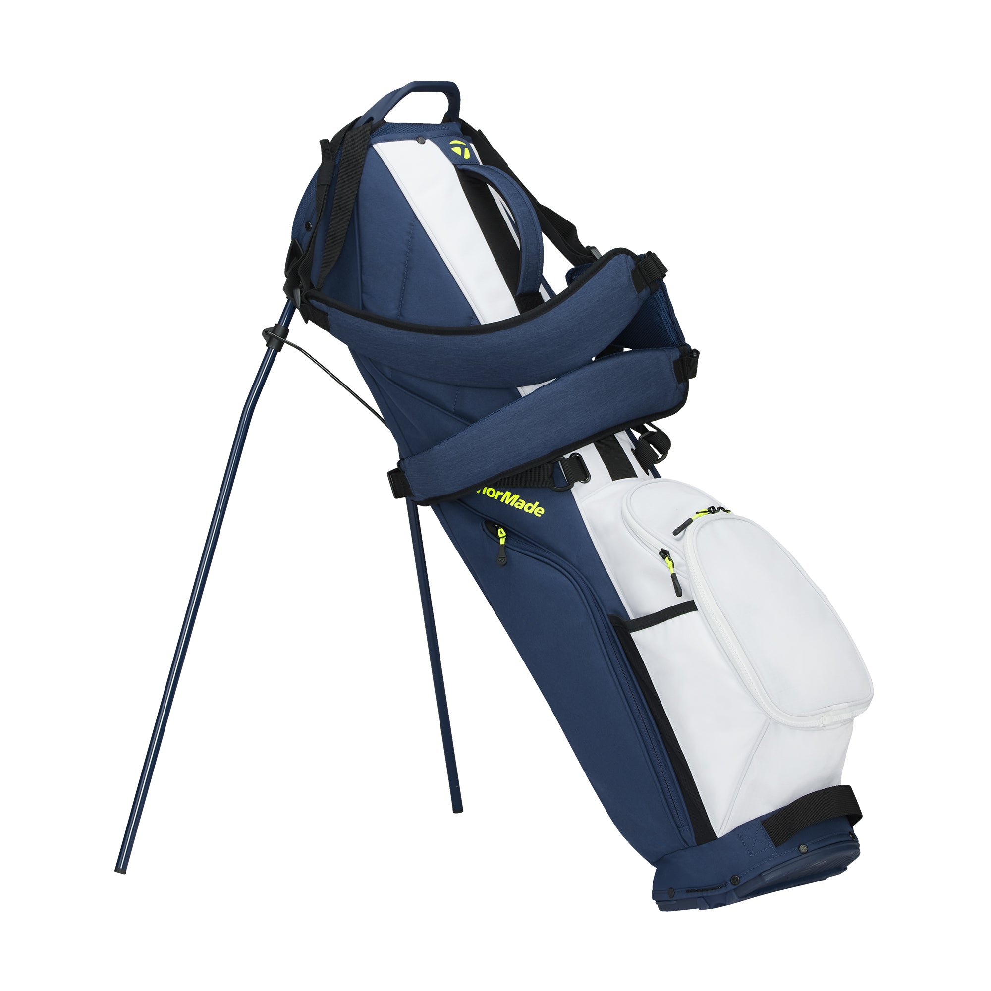 TaylorMade FlexTech Carry Stand Golf Bag - Navy/White/Lime
