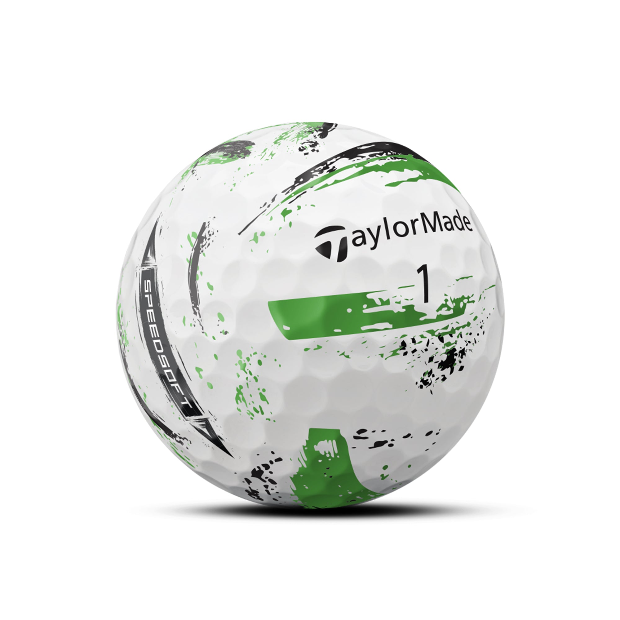 Taylormade SpeedSoft Ink Golf Balls - White/Green Taylormade SpeedSoft Ink Golf Balls - White/Green