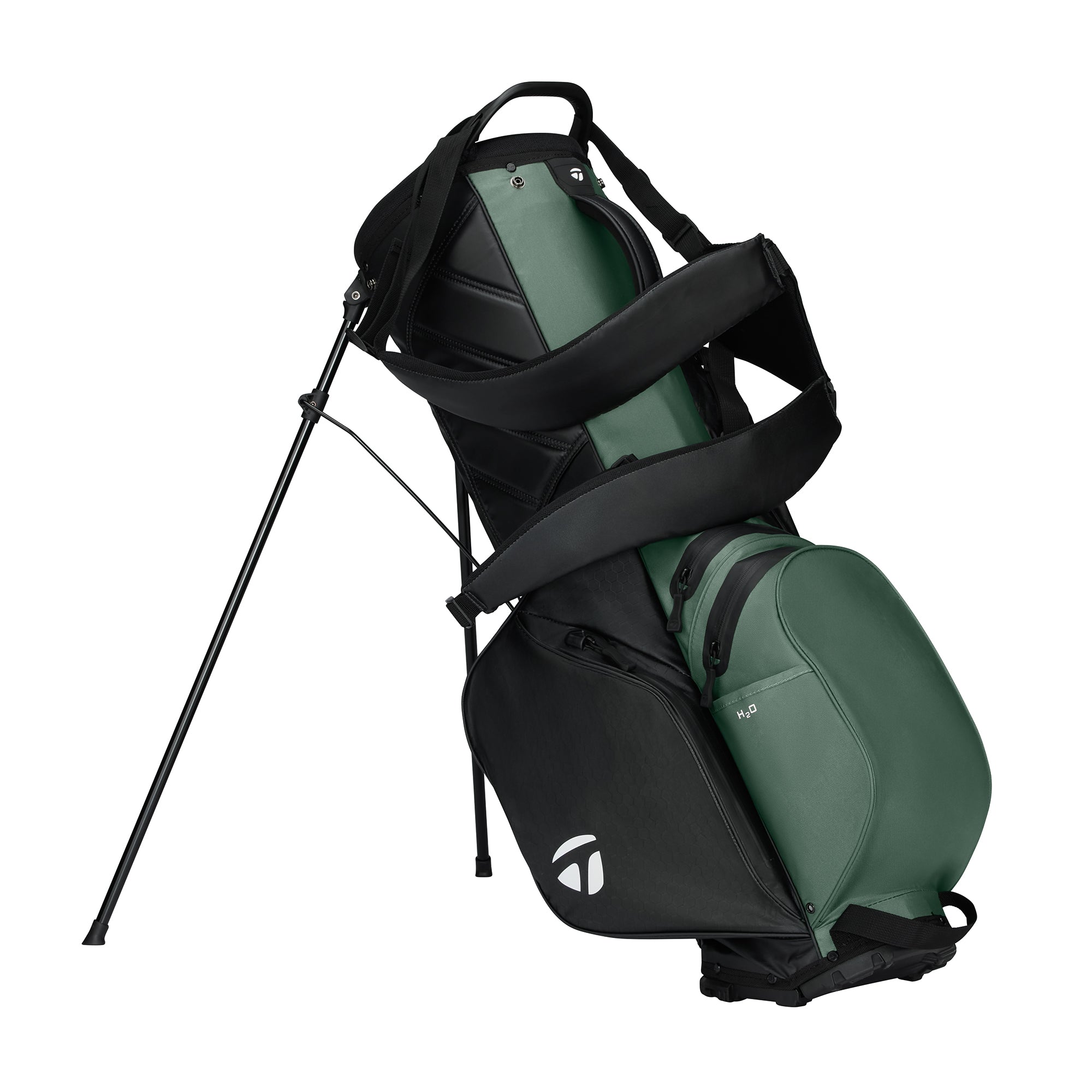 TaylorMade StormDry Stand Golf Bag - Black Dark Sage - M23961